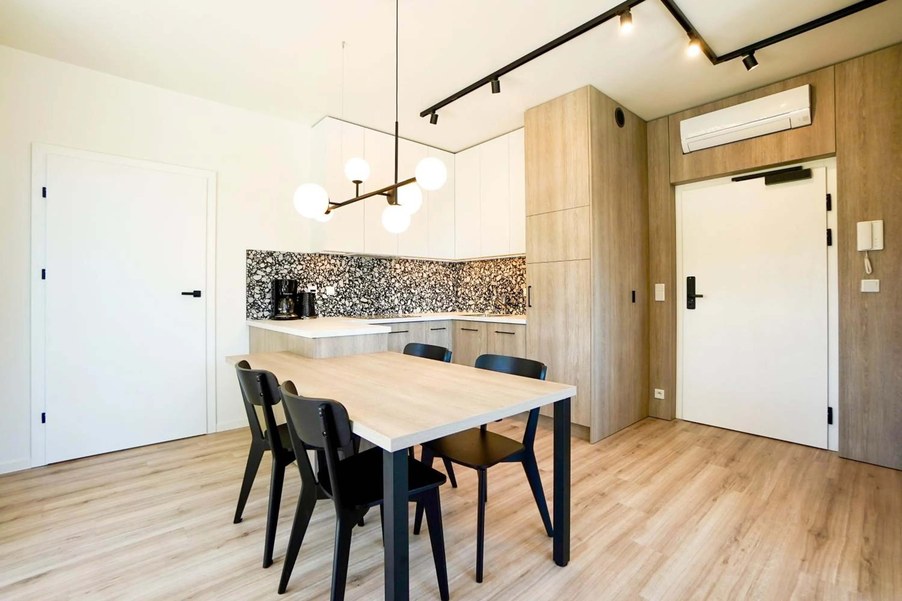 Kitchen or kitchenette in Timber Apartments by Baltic Home