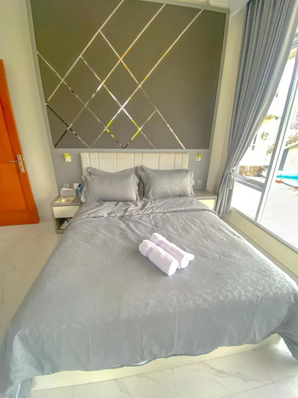 Bed in Algara Puncak Hotel