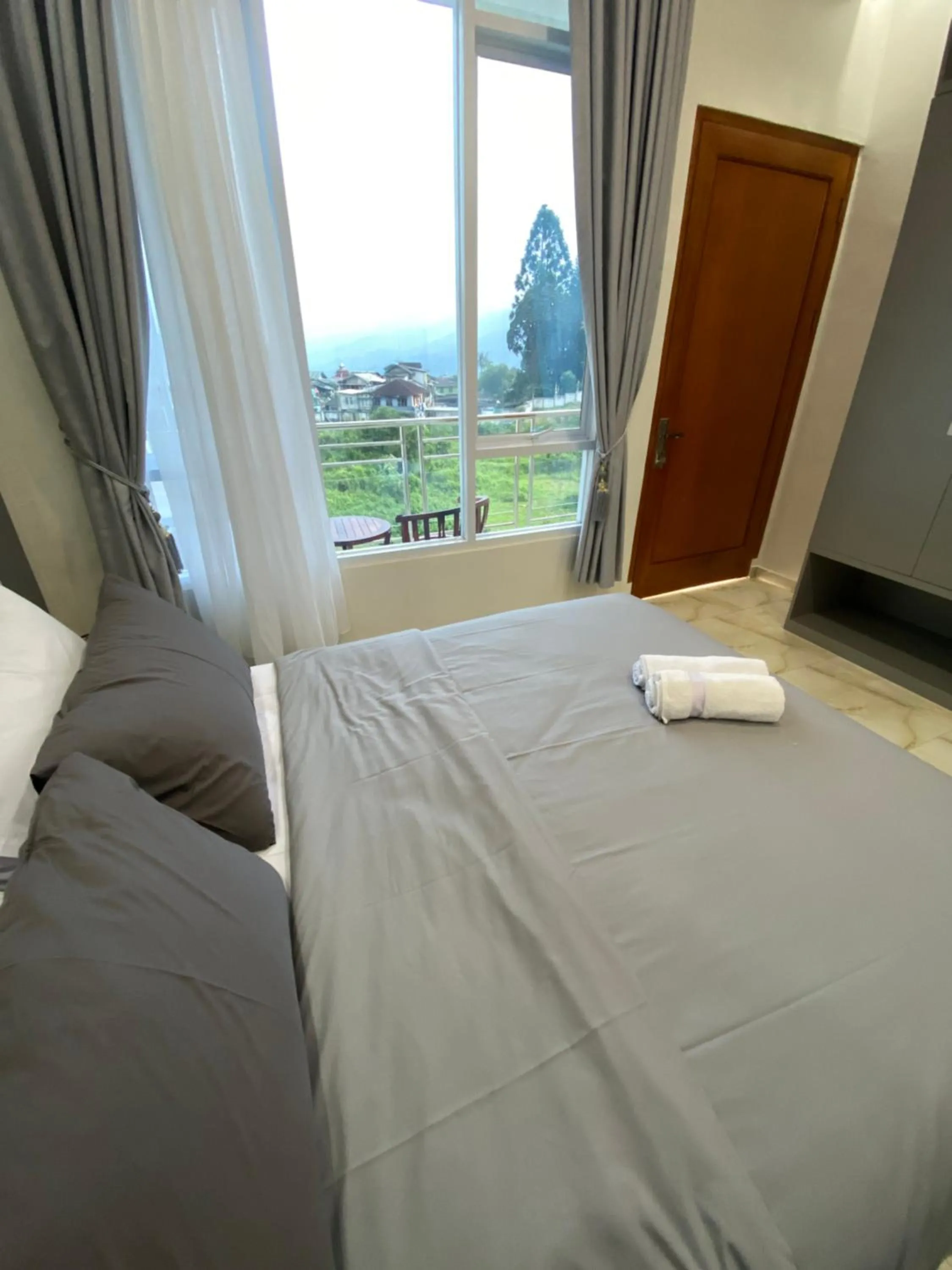 Bed in Algara Puncak Hotel