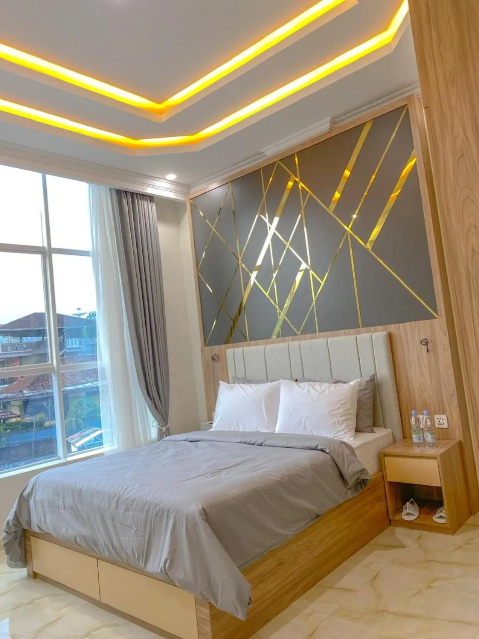 Bed in Algara Puncak Hotel