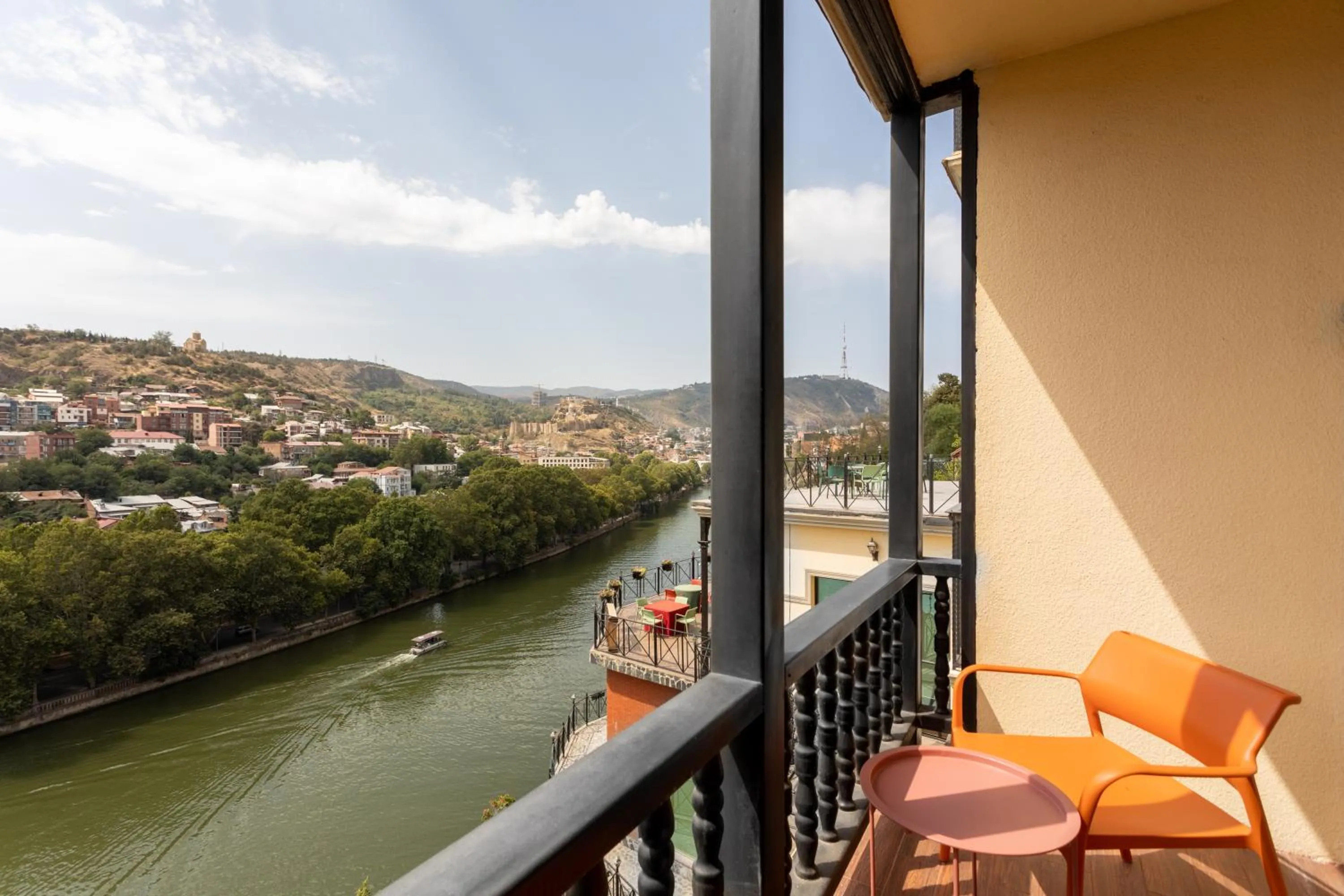 Superior Double or Twin Room with River View in Margot Old Tbilisi