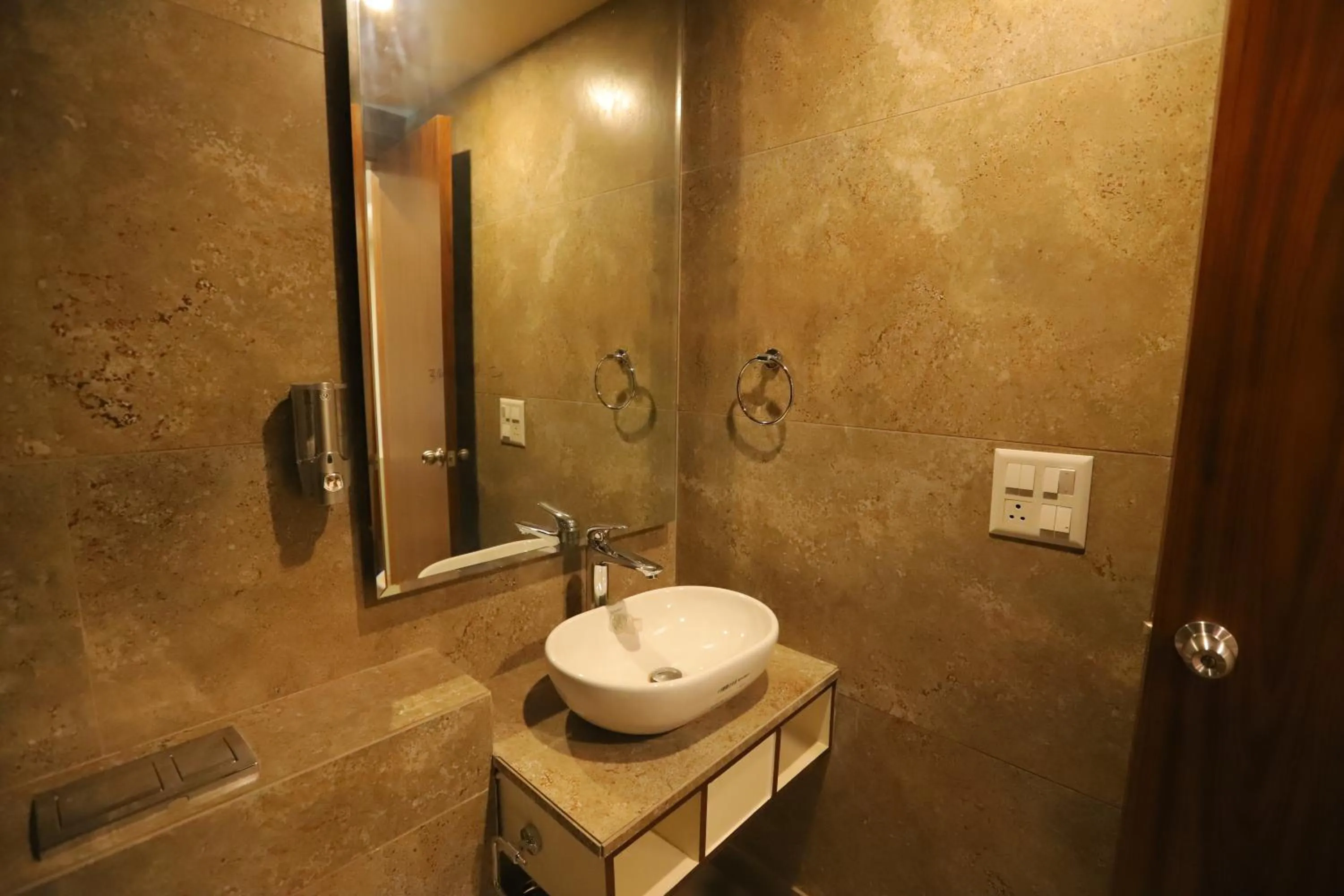 Bathroom in IP Royal Hotel - New Delhi