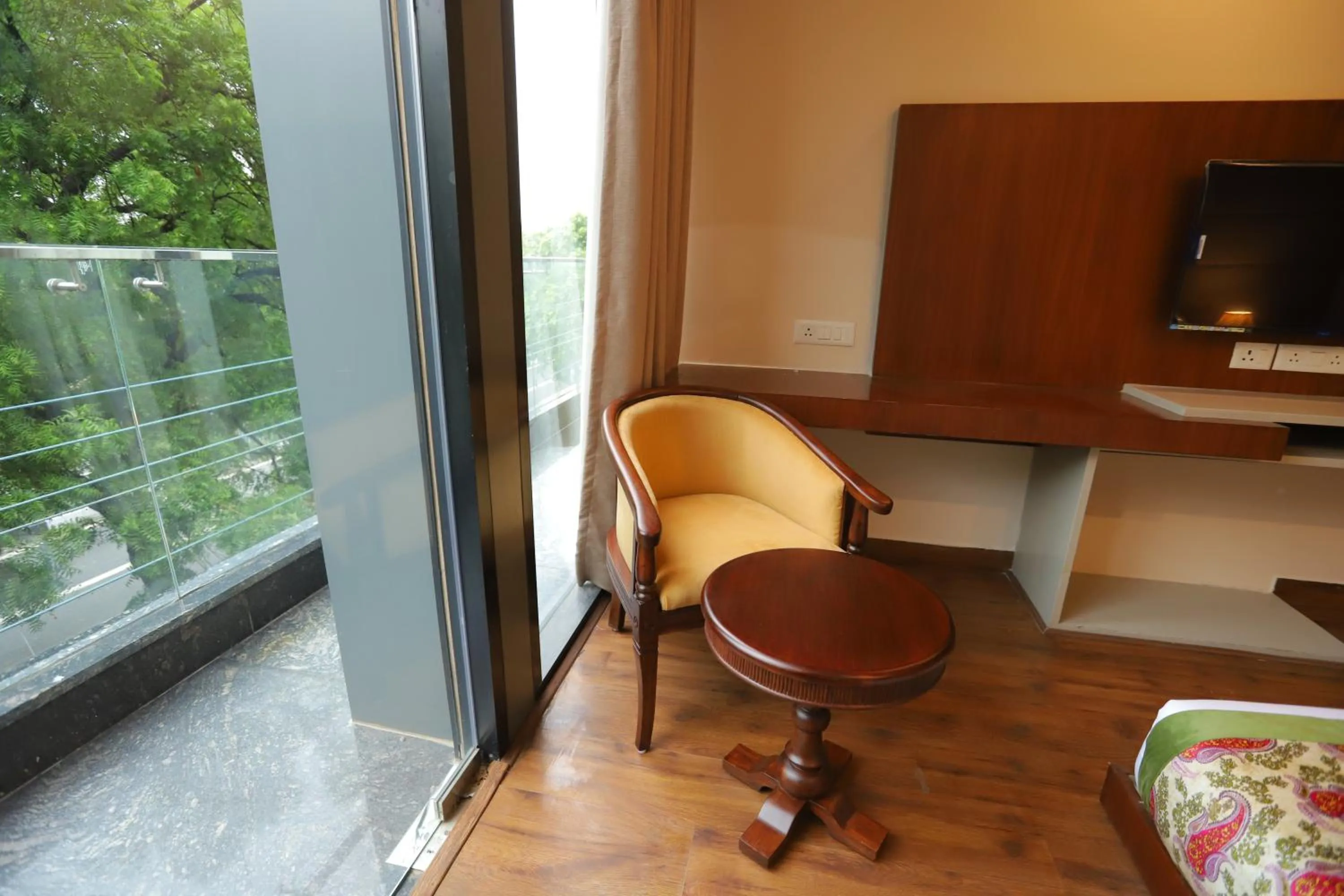 Seating area in IP Royal Hotel - New Delhi