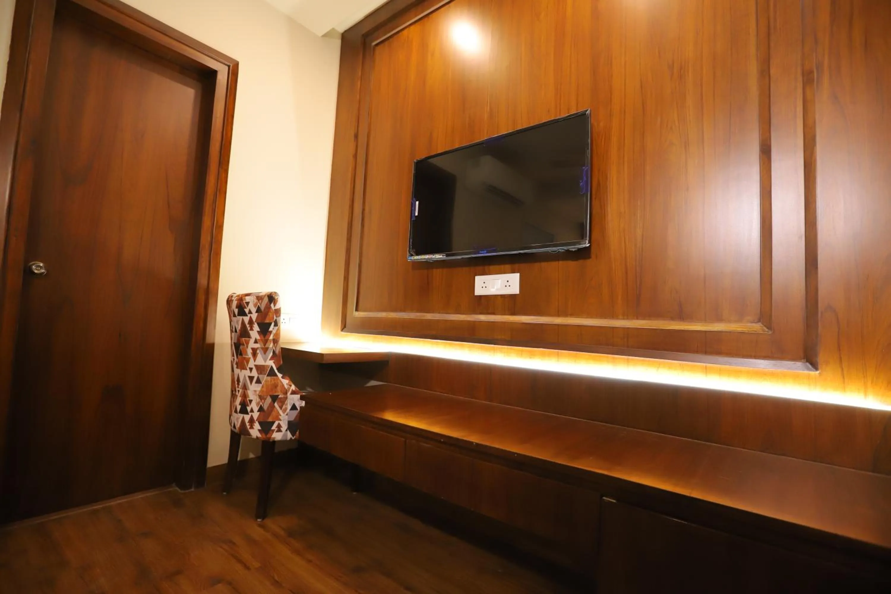 Communal lounge/ TV room in IP Royal Hotel - New Delhi