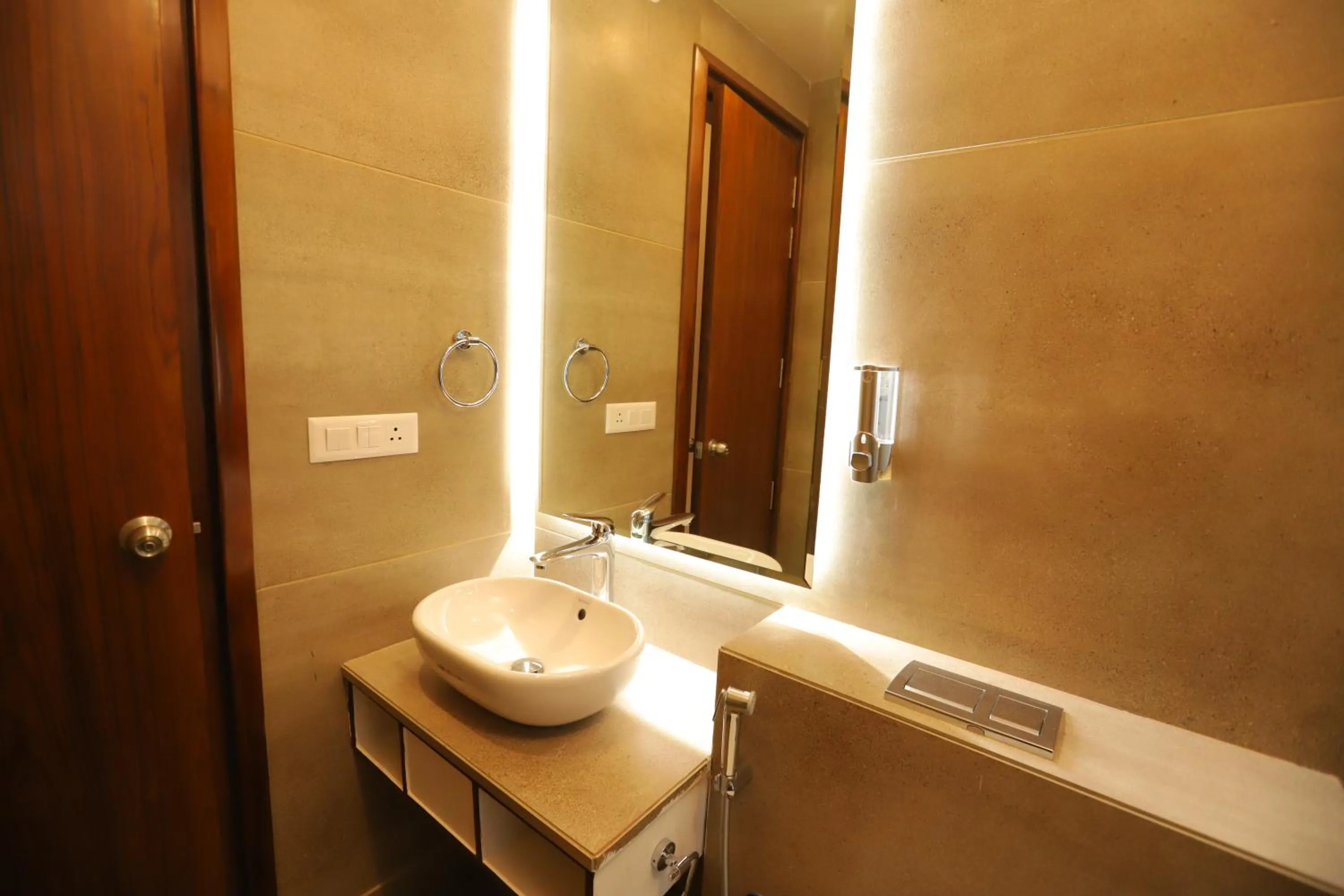 Bathroom in IP Royal Hotel - New Delhi