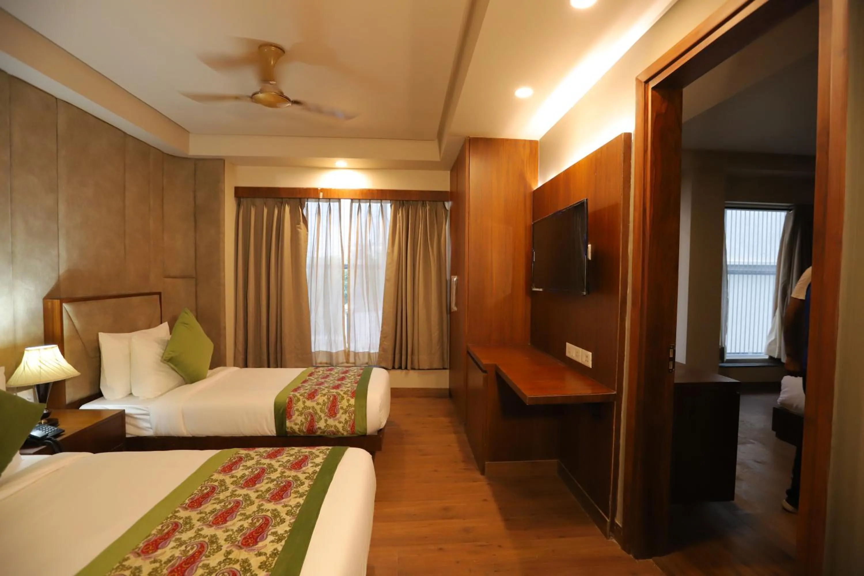 Bed in IP Royal Hotel - New Delhi