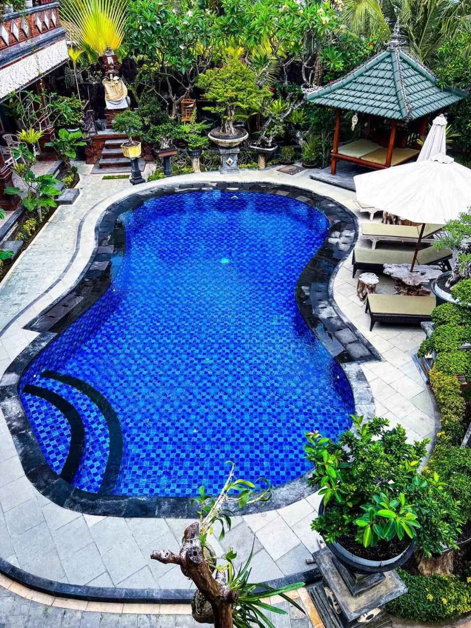 Pool view in Mikuk Cottages Canggu
