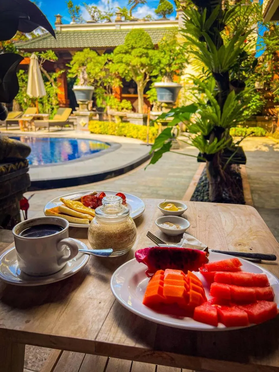 Food and drinks in Mikuk Cottages Canggu