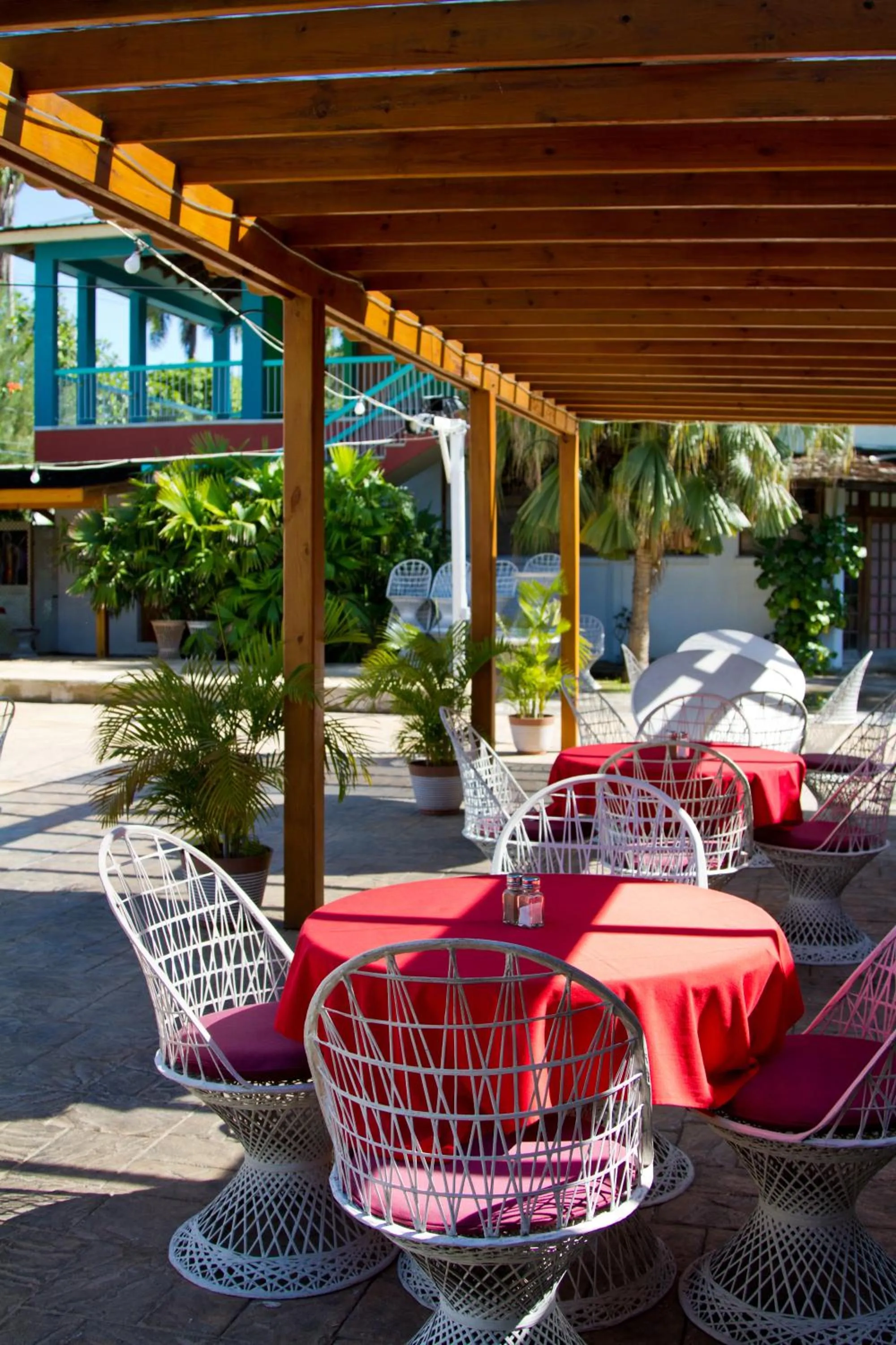 Patio in Toby's Resort