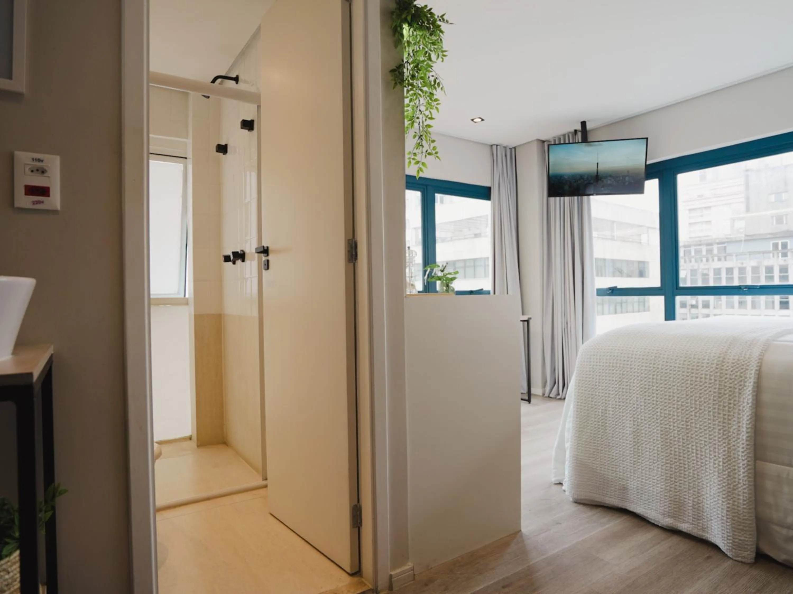 Photo of the whole room, Bed in Apê Paulista Bela Cintra