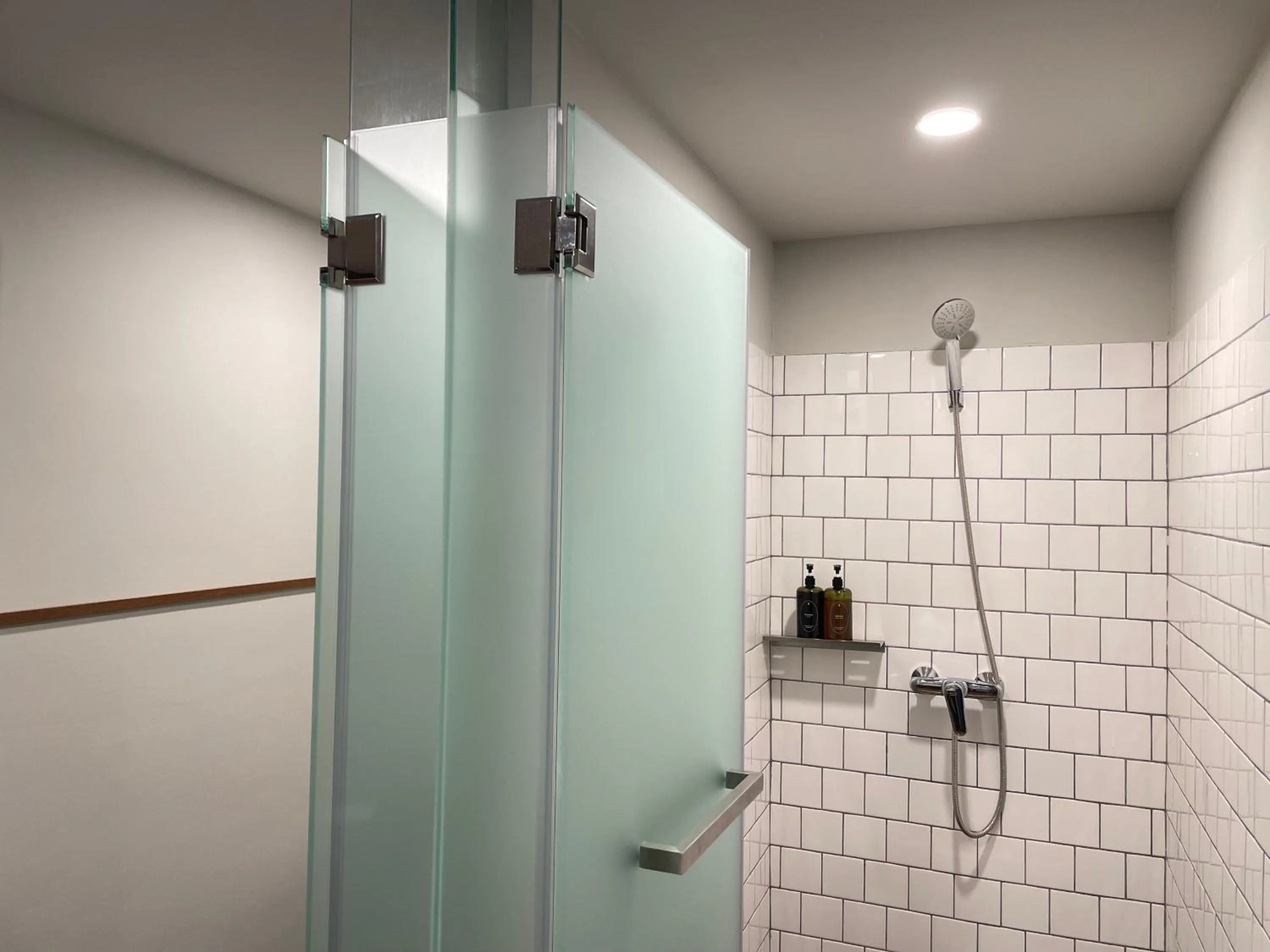 Shower in GalileOasis Boutique Hotel