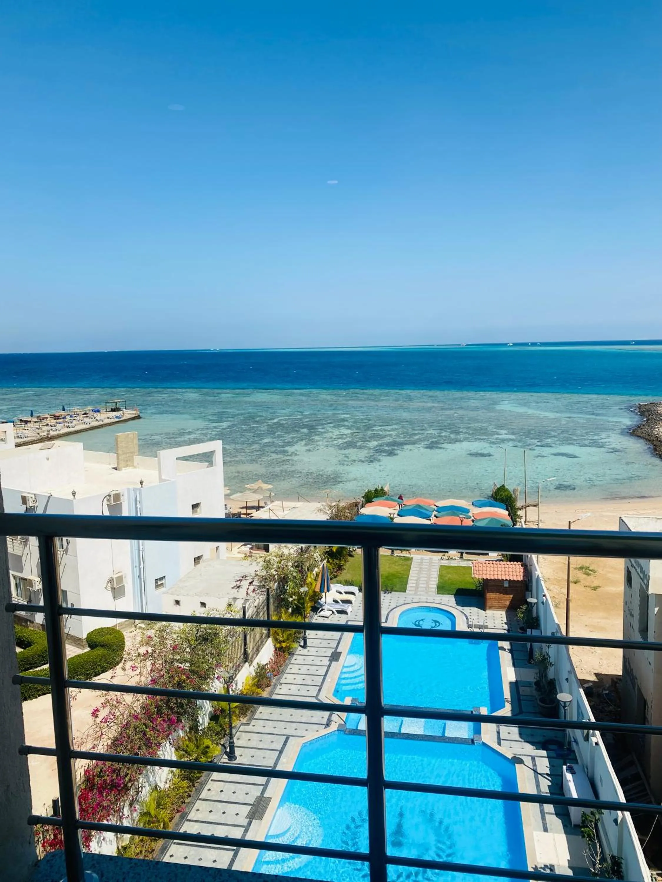 Sea view in Tiba Rose hurghada