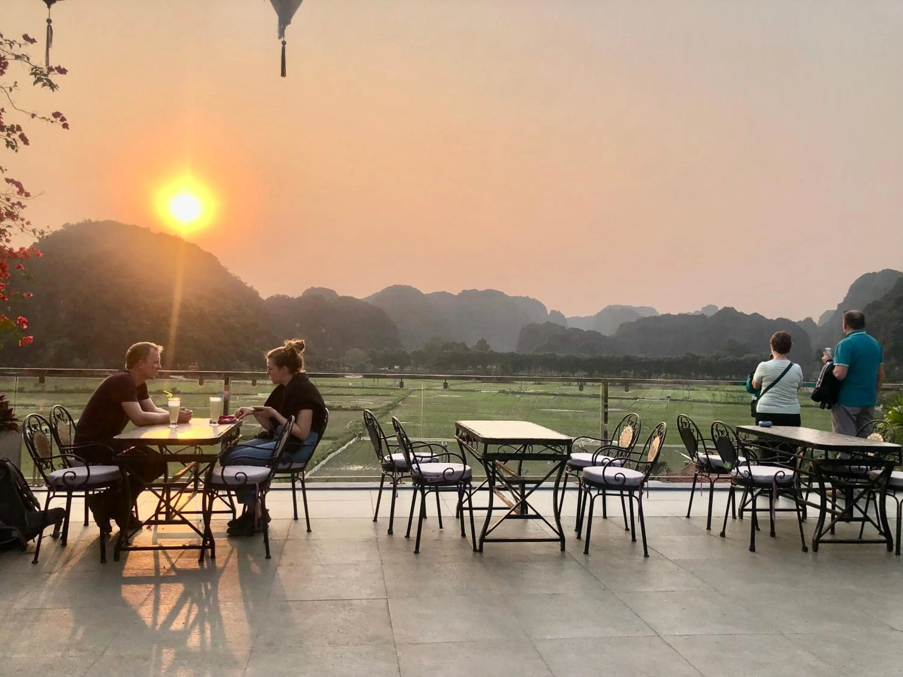 Sunset in Liberty Hall Tam Coc Hotel & Villa