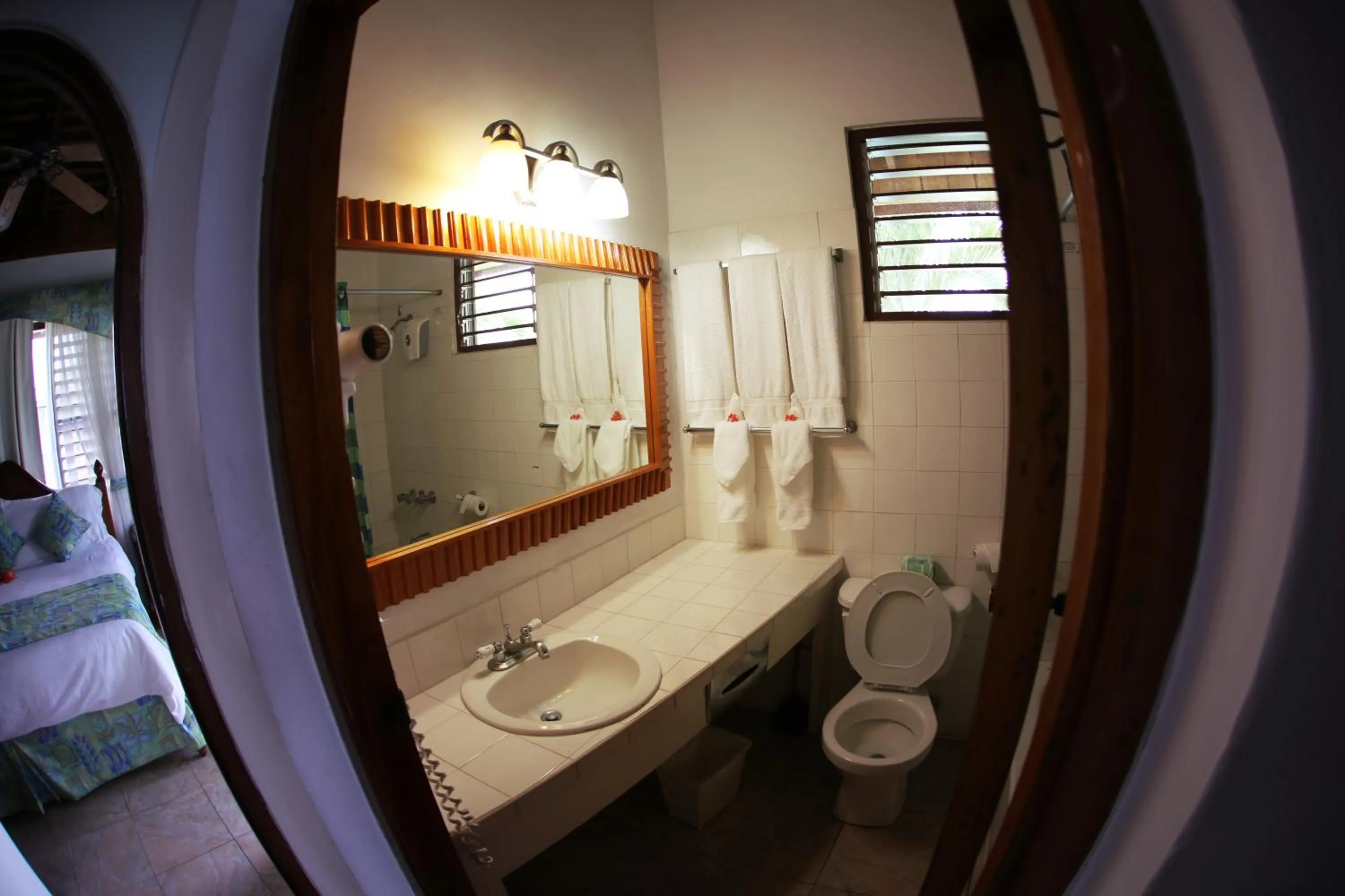 Bathroom in Negril Treehouse Resort
