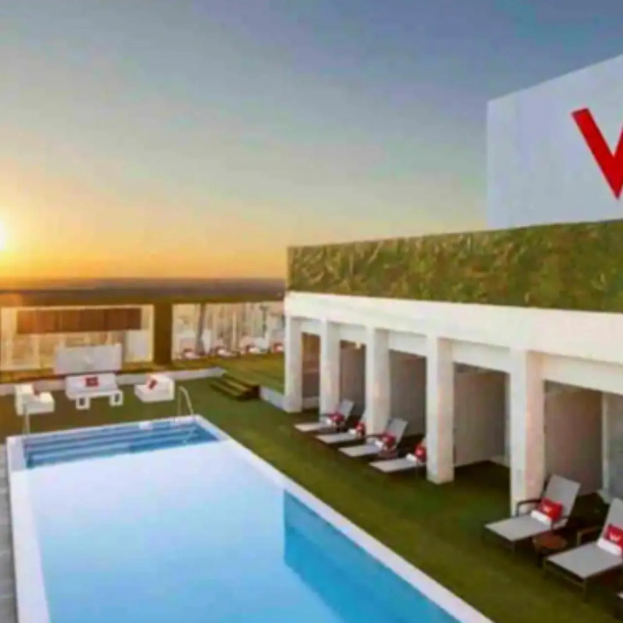 Swimming pool in Vacation Apartment for Couples in Miami