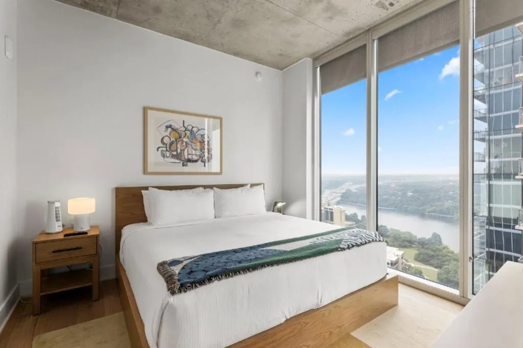 Bed in Austin Condo Hotel