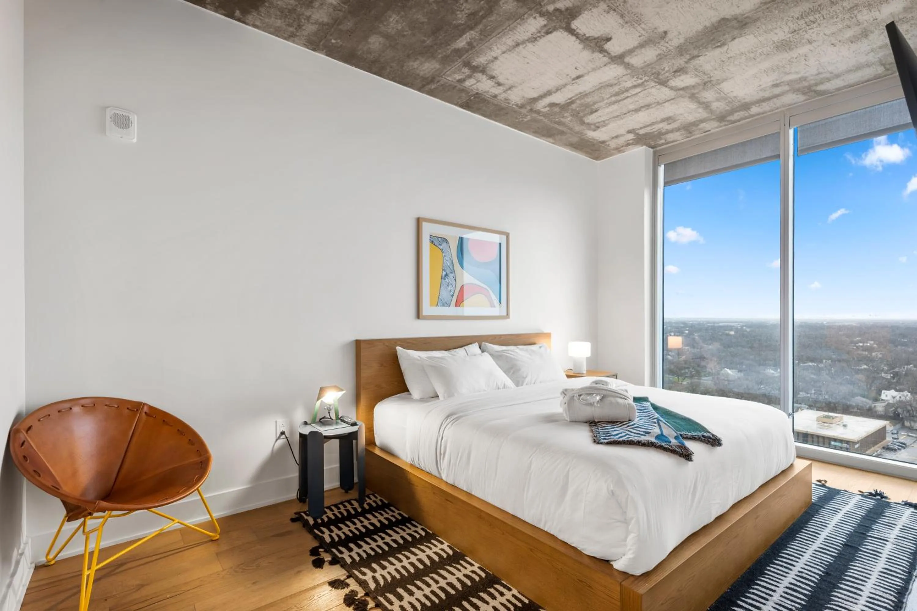 Bed in Austin Condo Hotel