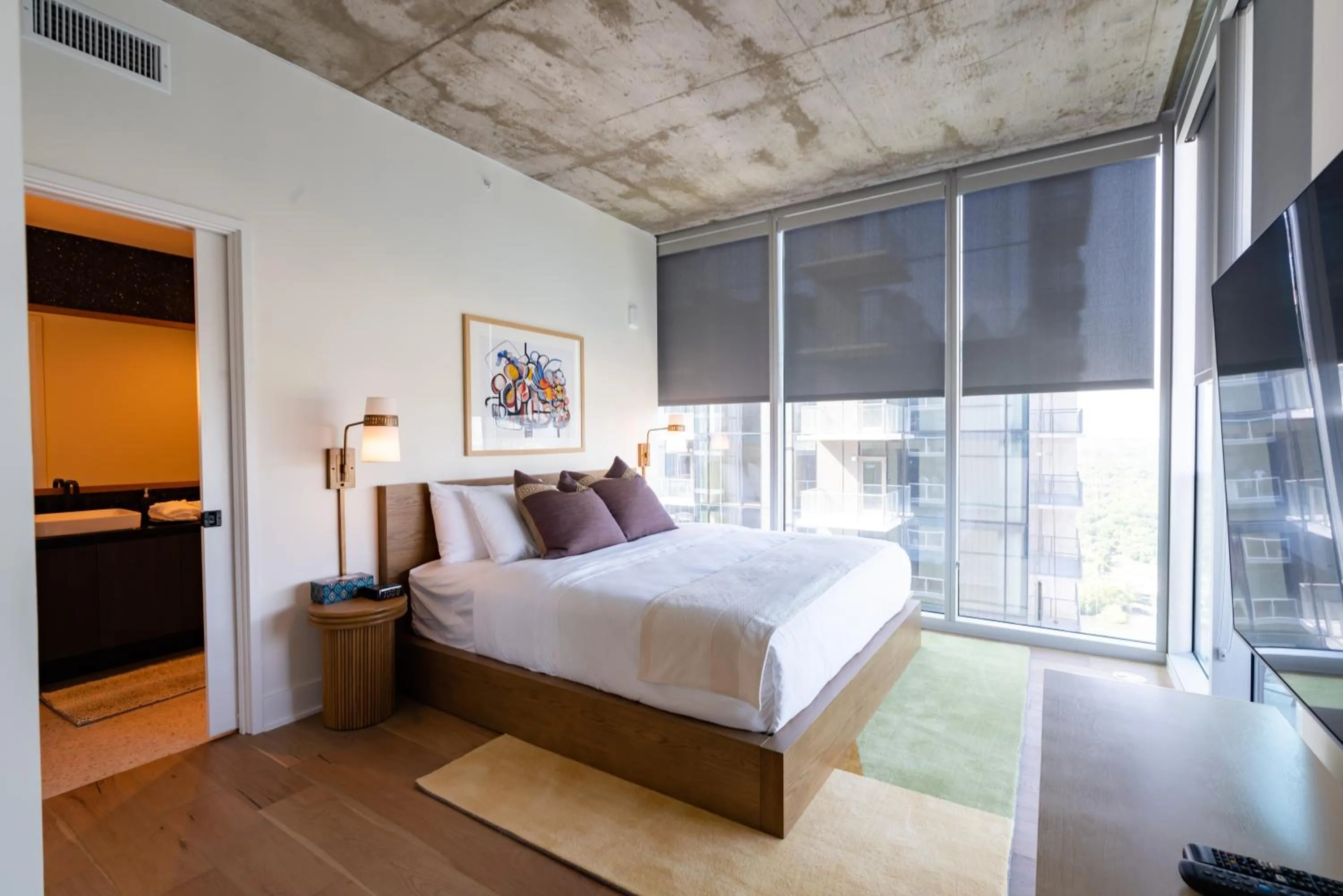 Bed in Austin Condo Hotel