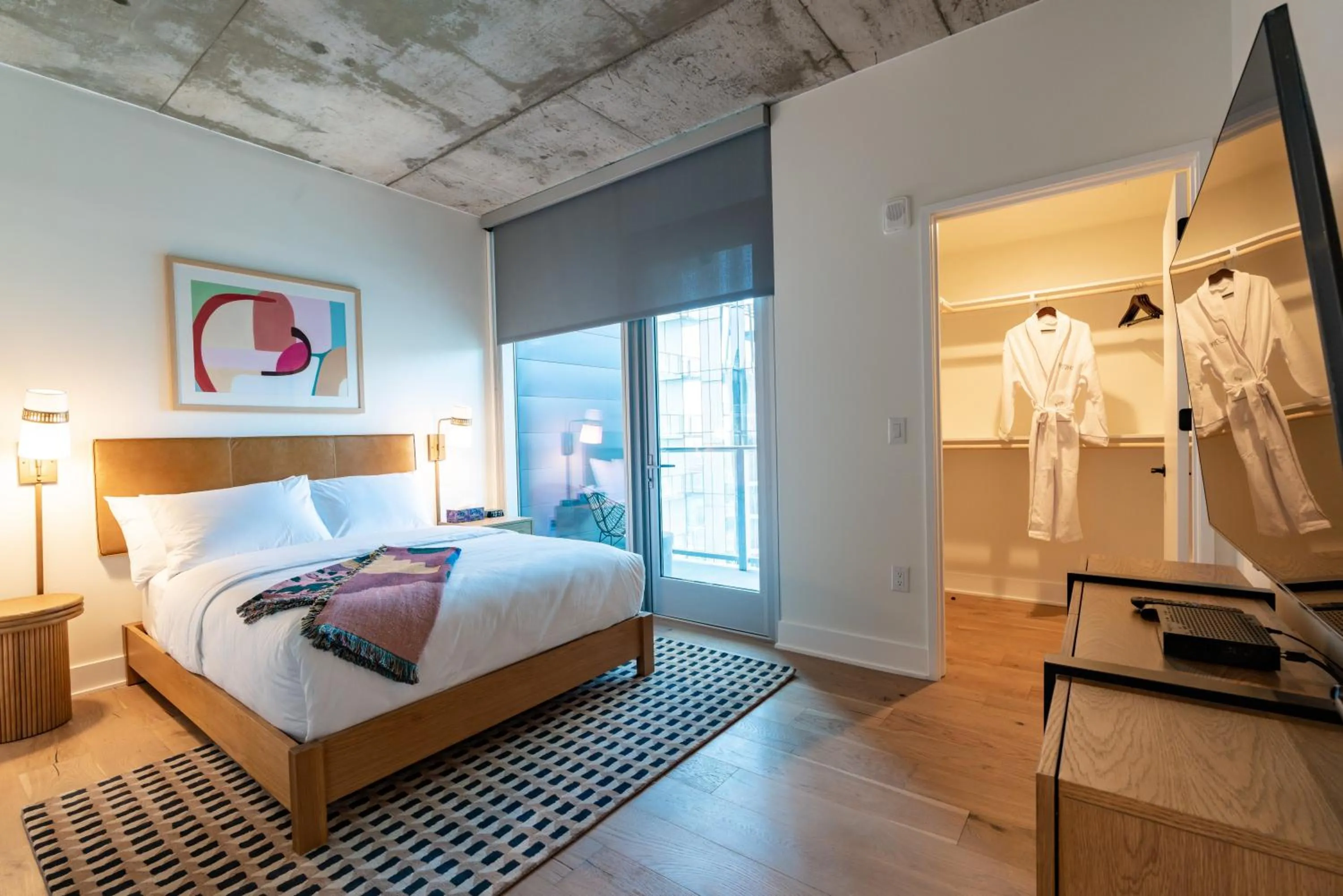 Bed in Austin Condo Hotel