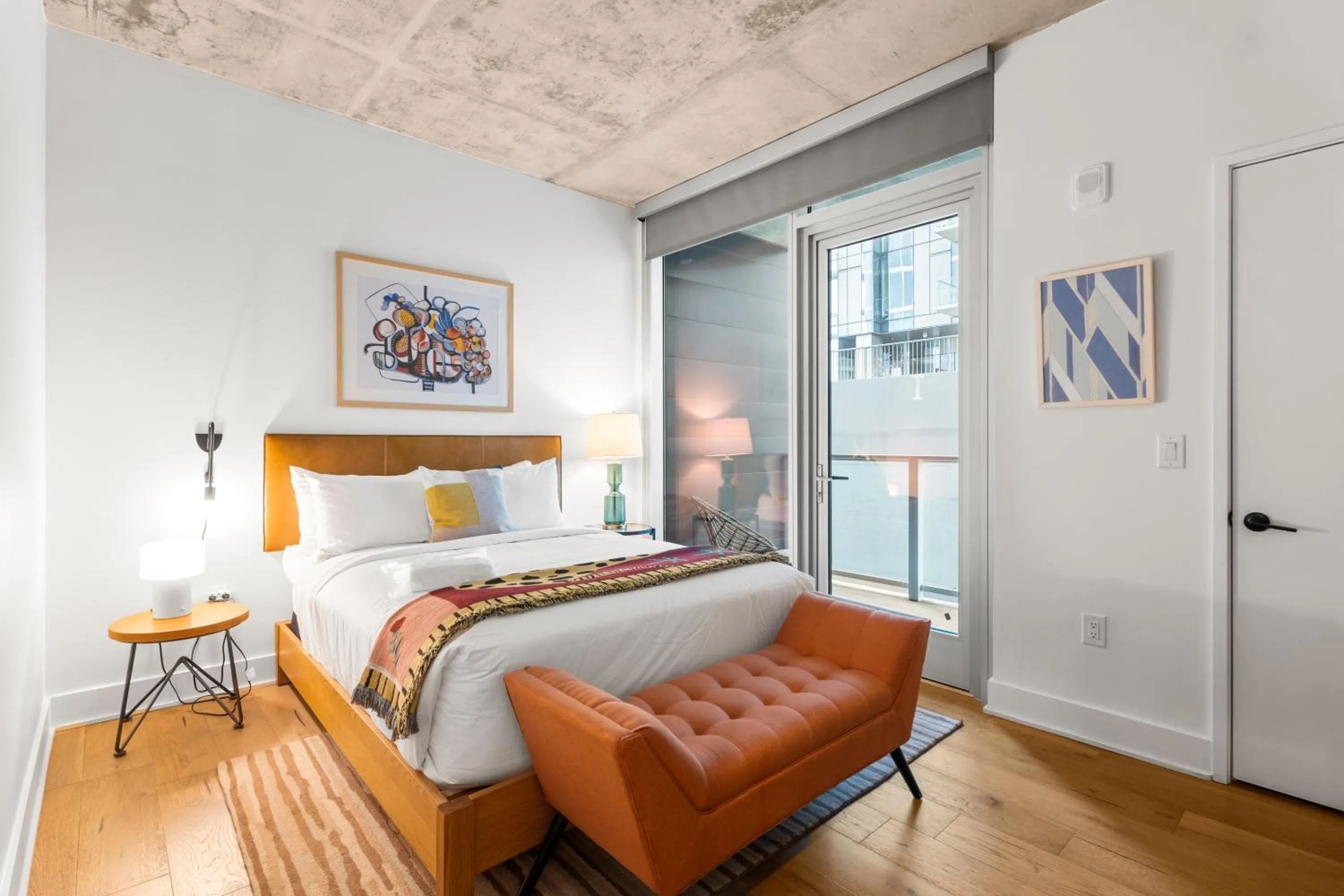 Bed in Austin Condo Hotel