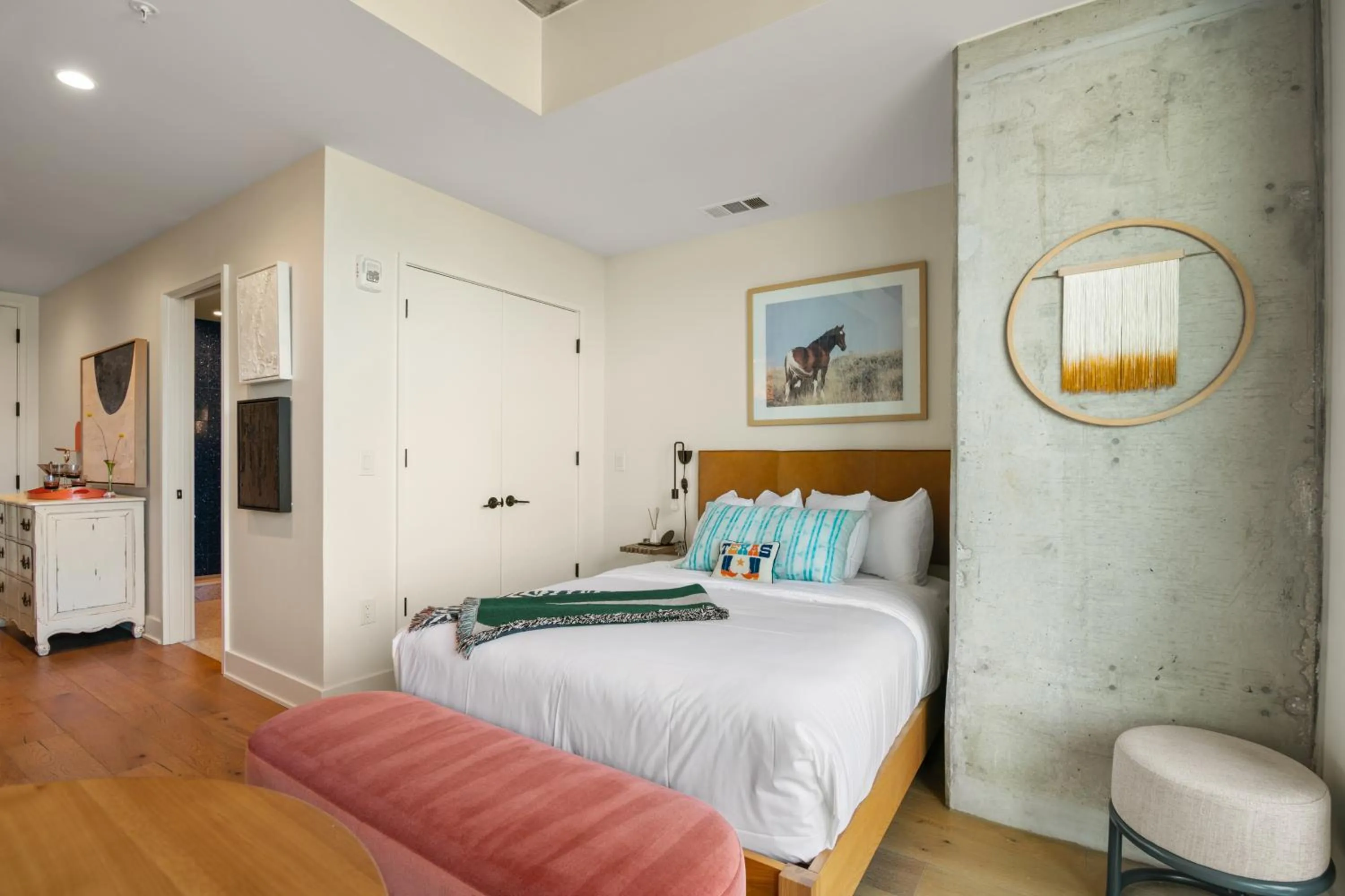 Bed in Austin Condo Hotel