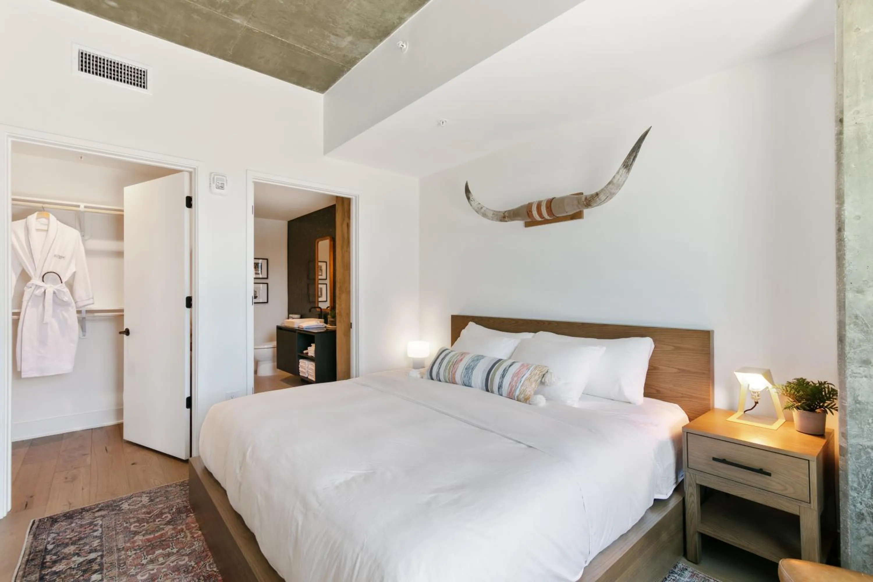 Bed in Austin Condo Hotel