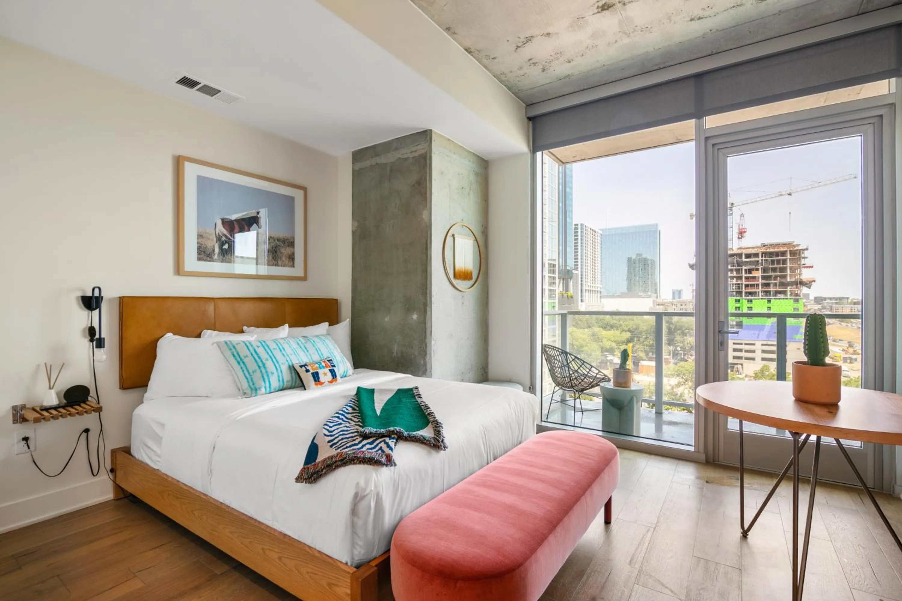 Bed in Austin Condo Hotel