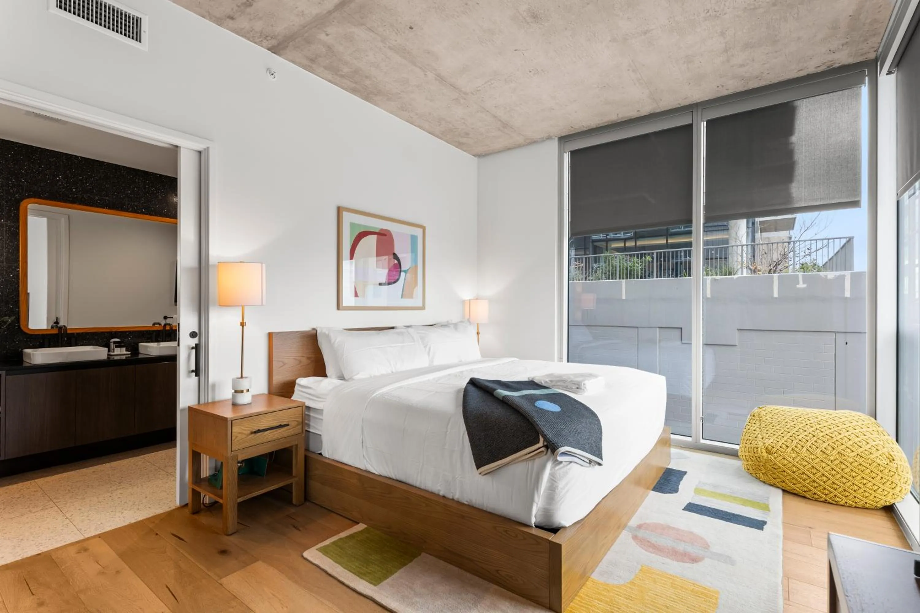 Bed in Austin Condo Hotel