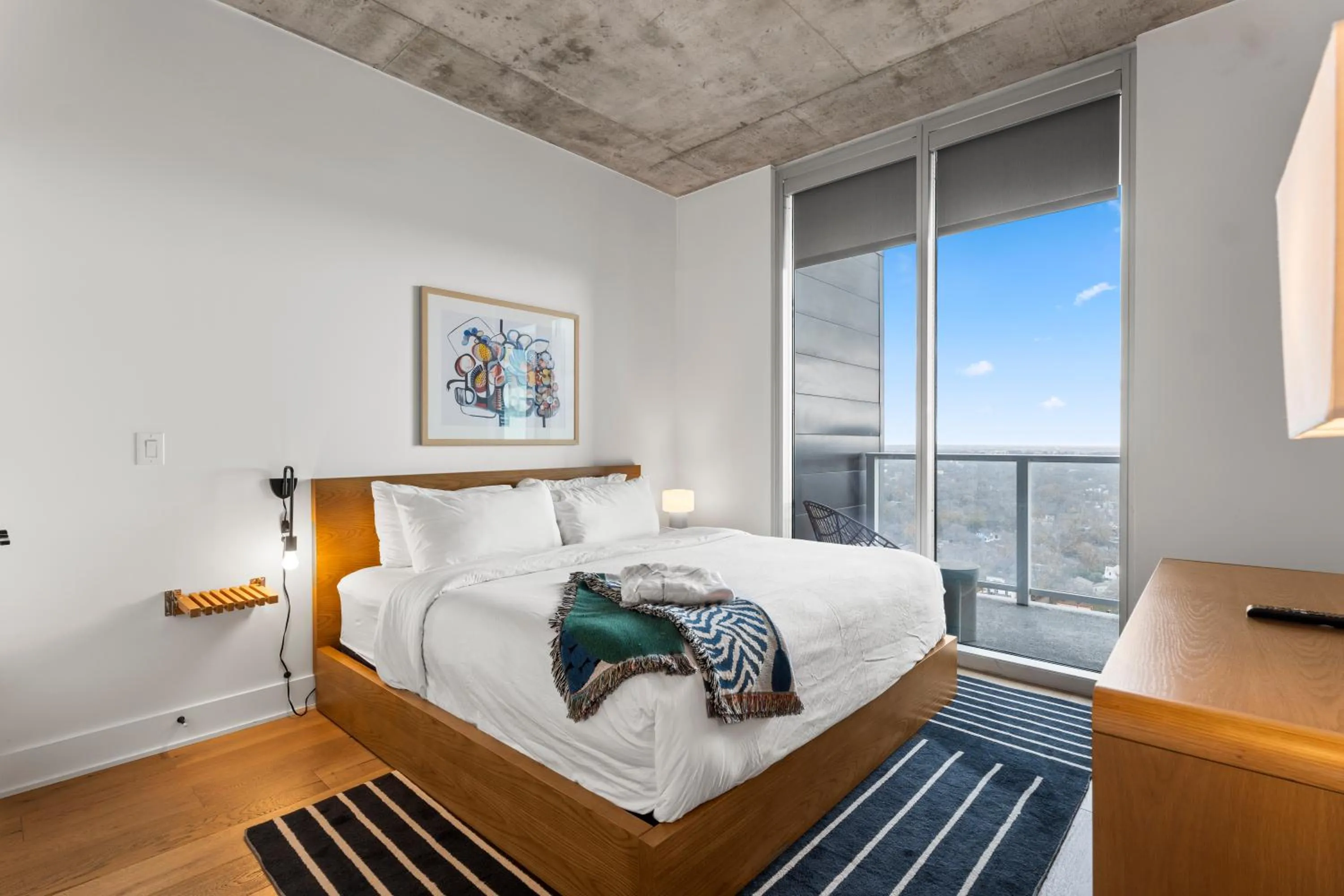 Bed in Austin Condo Hotel
