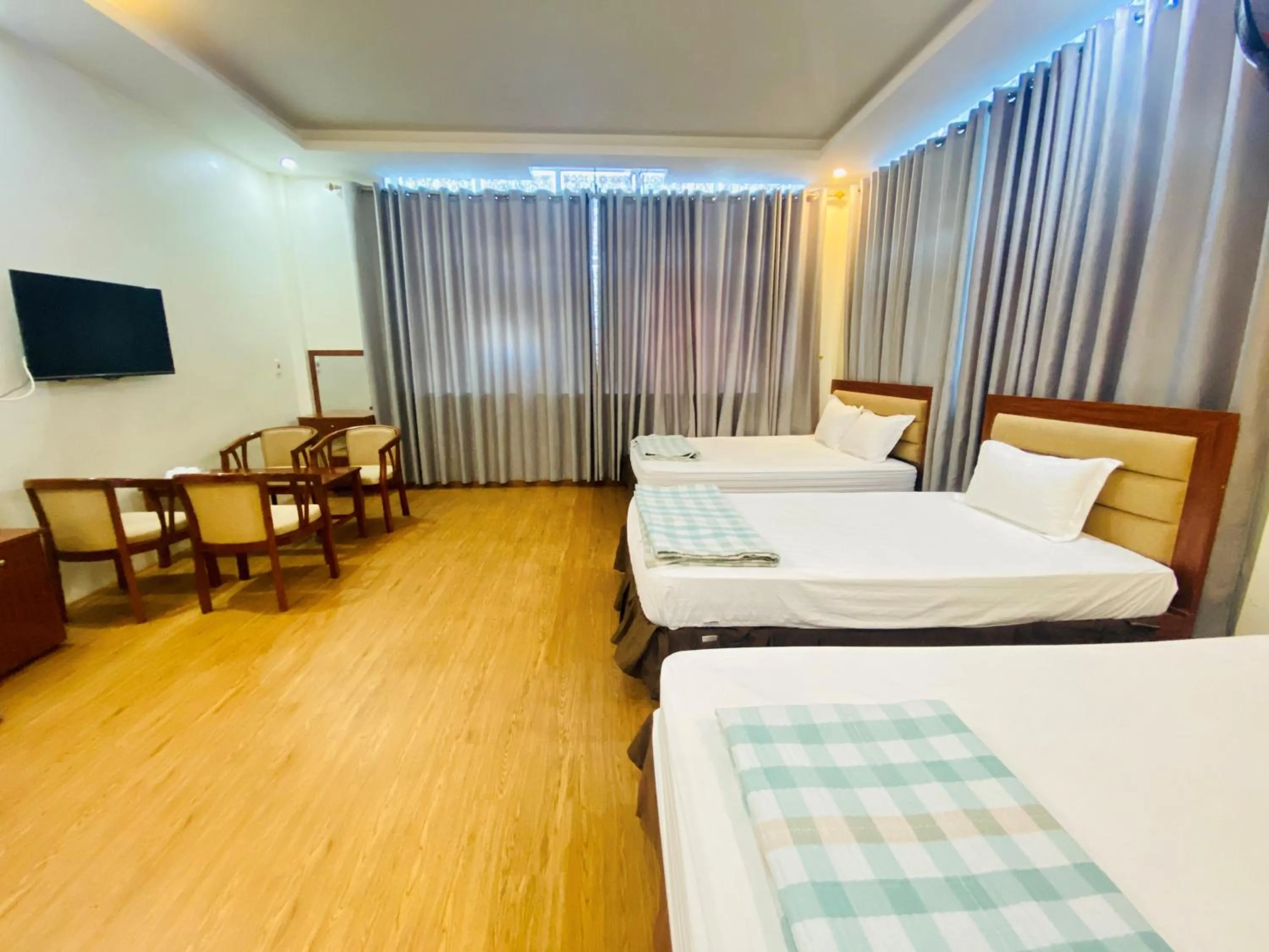 Bed in Hương Sen Hotel Bac Giang