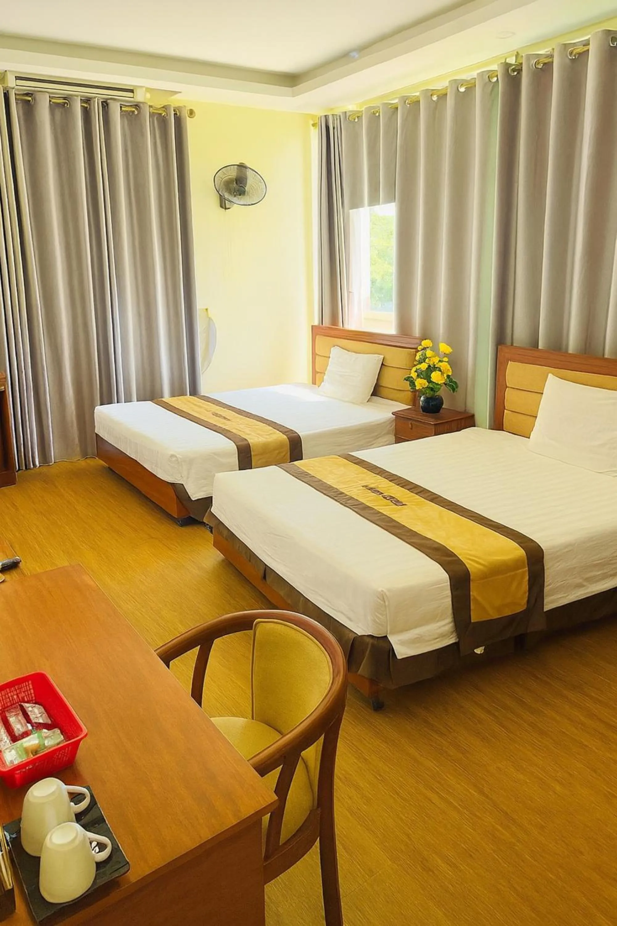 Bed in Hương Sen Hotel Bac Giang