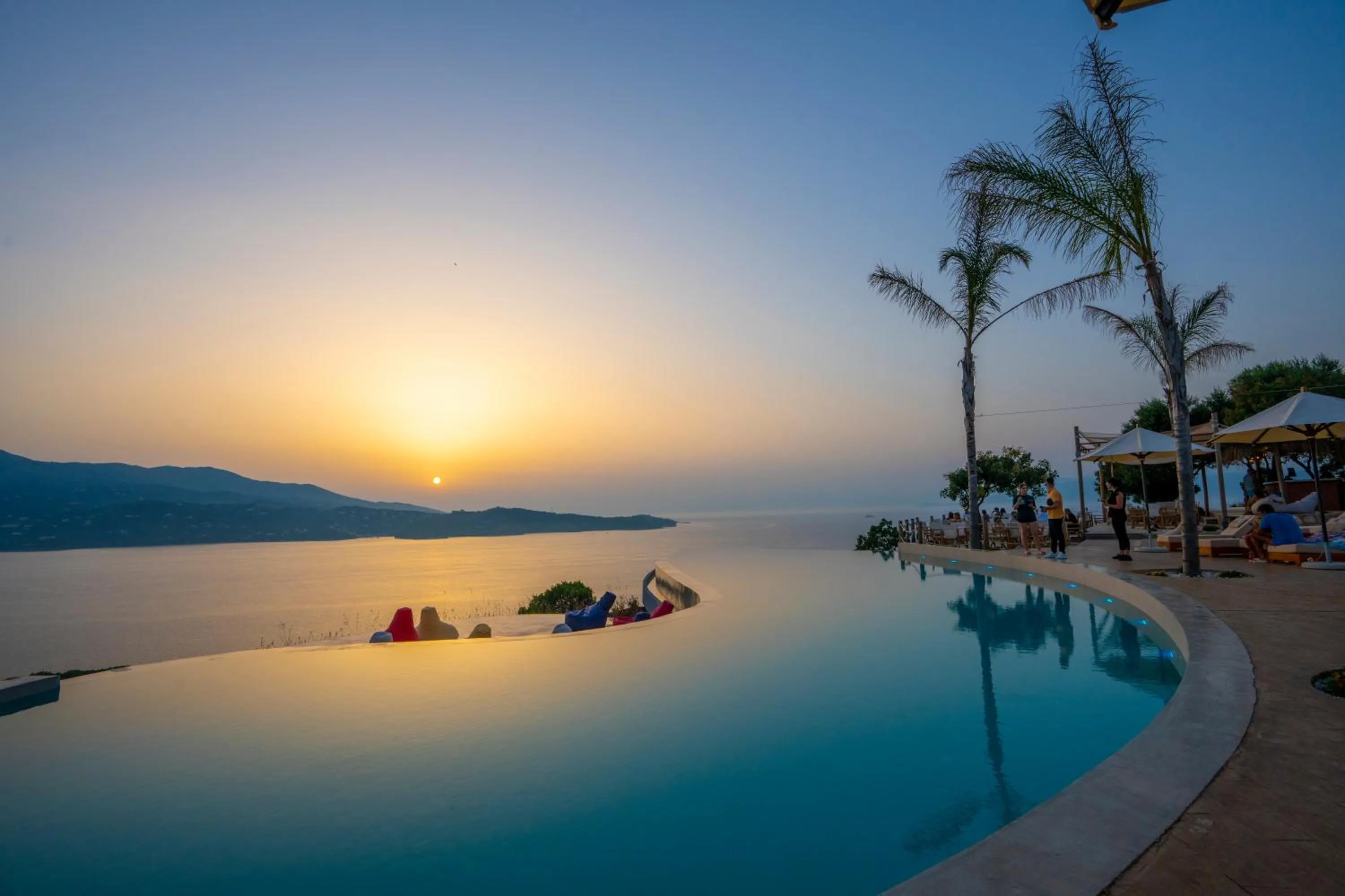 Pool view in Arameras Beach Resort
