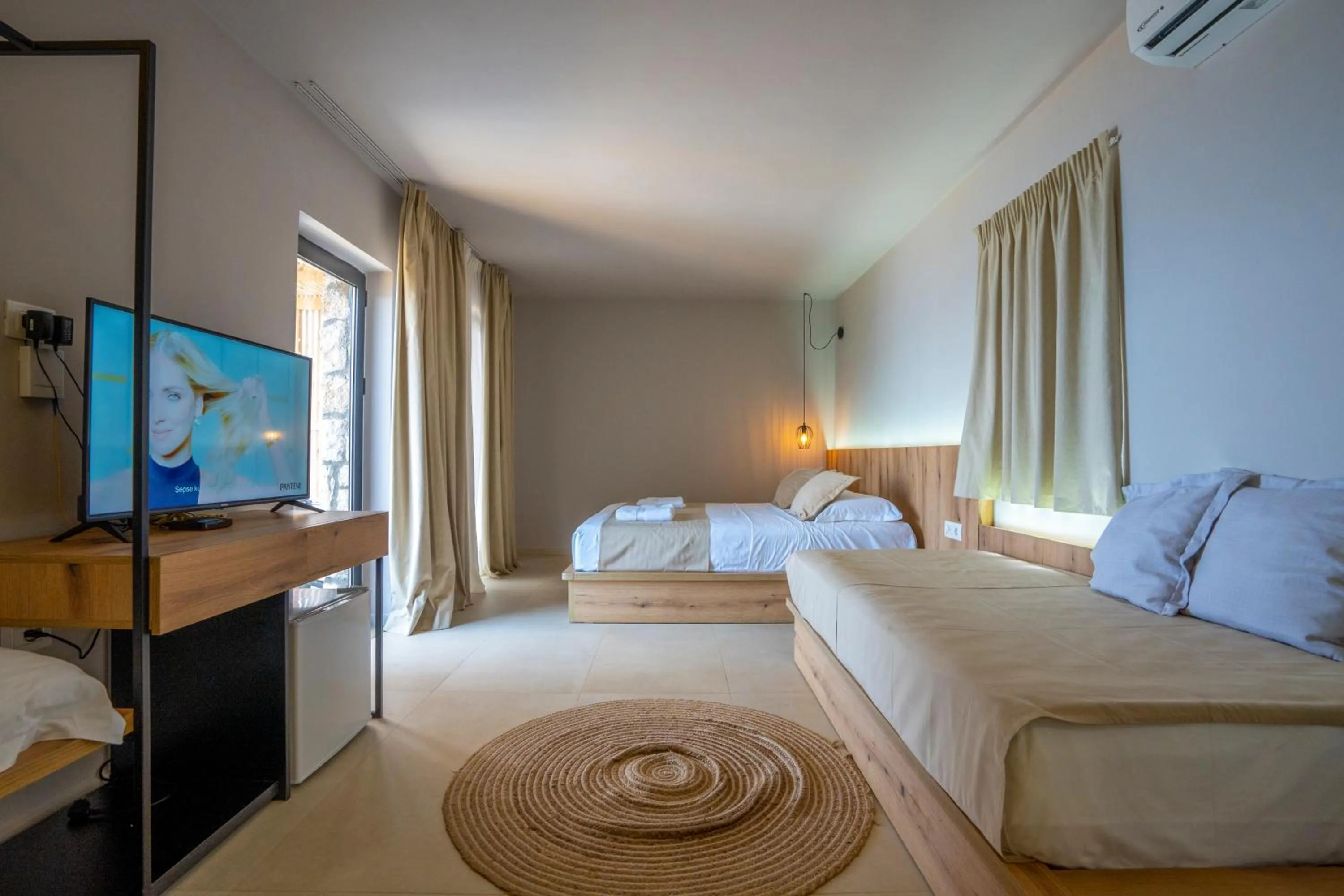 Bed in Arameras Beach Resort