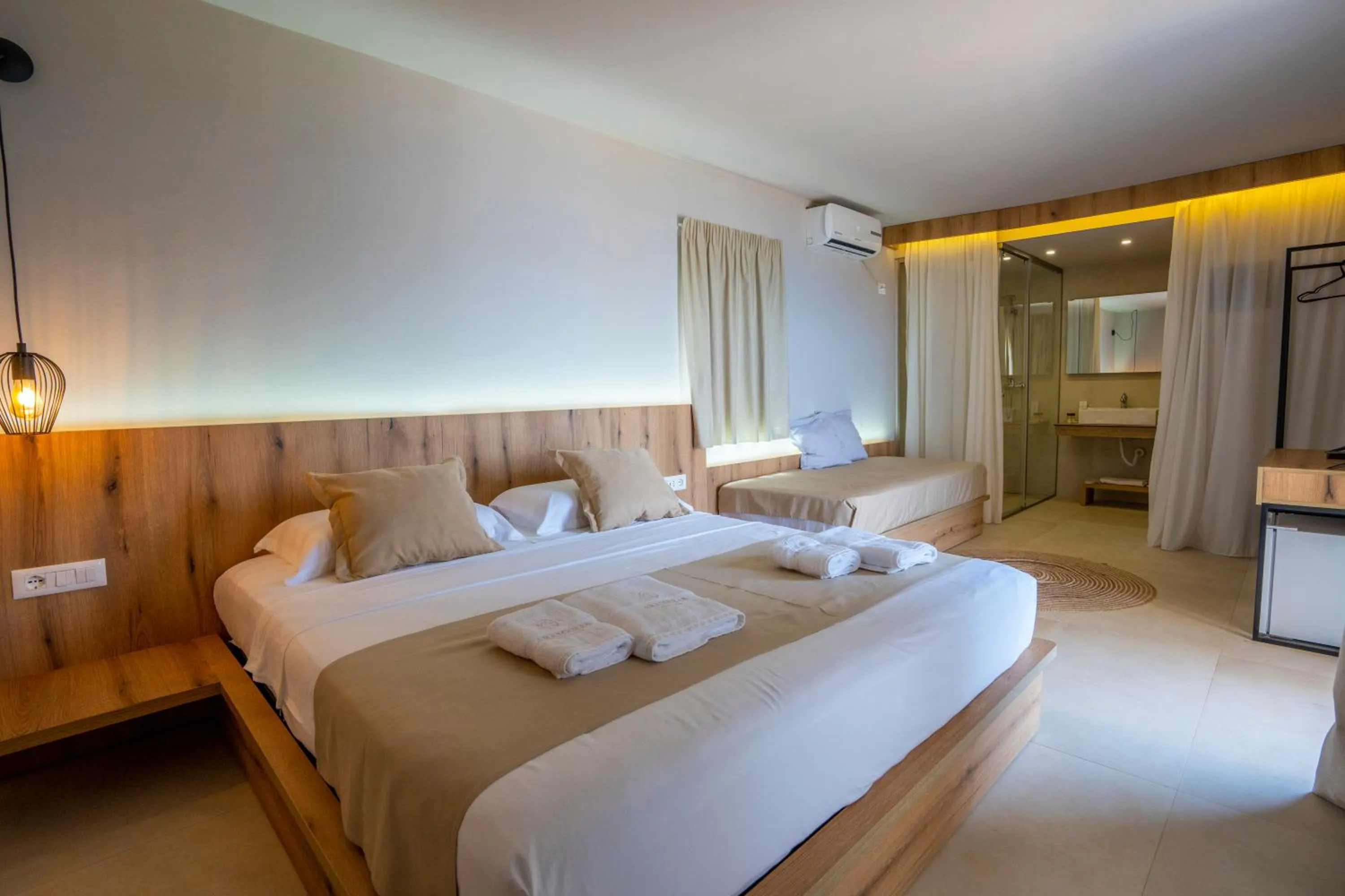 Bed in Arameras Beach Resort