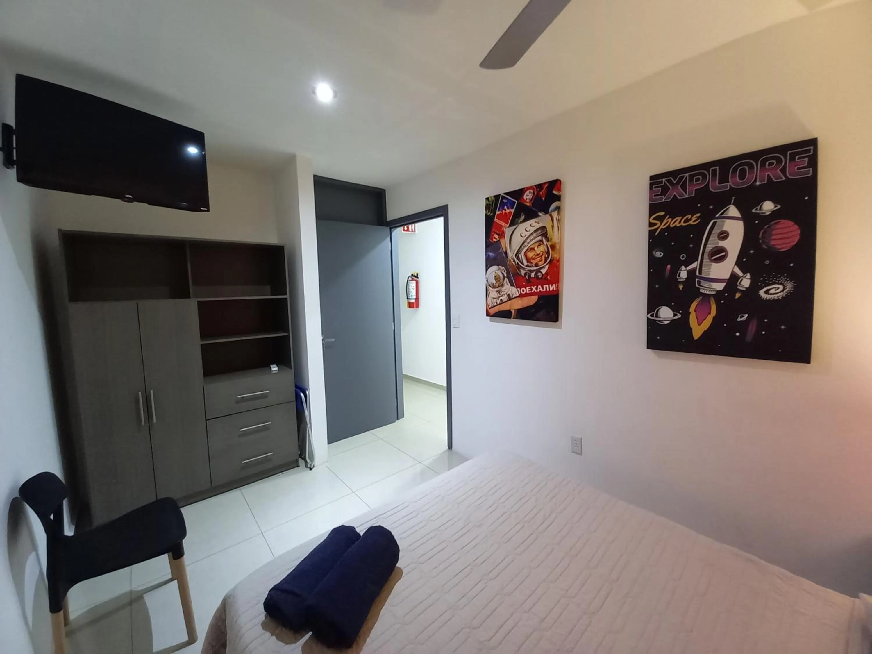 Bedroom, Bed in Capital O Tu Estancia