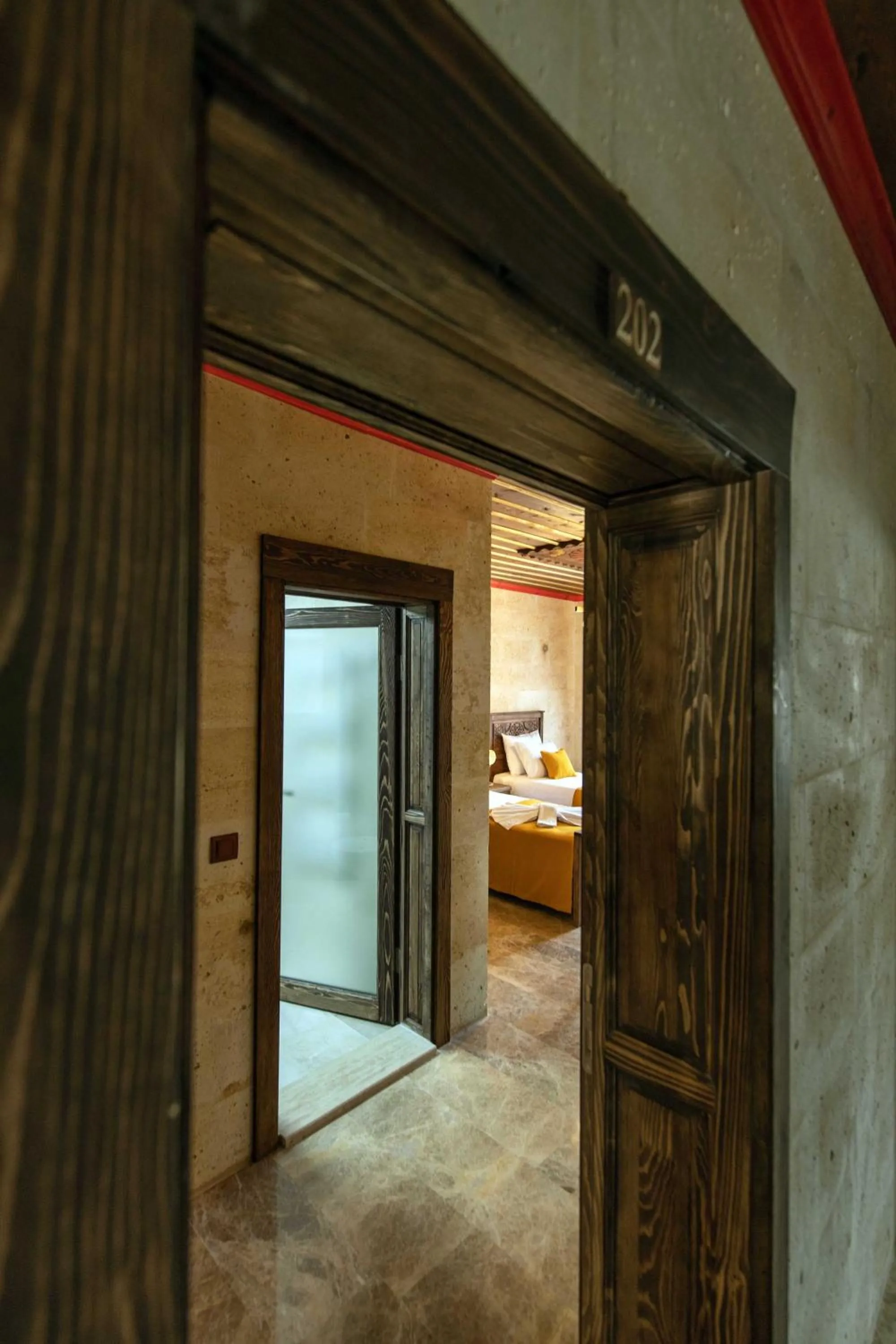 Facade/entrance, Bed in Volare Stone Hotel