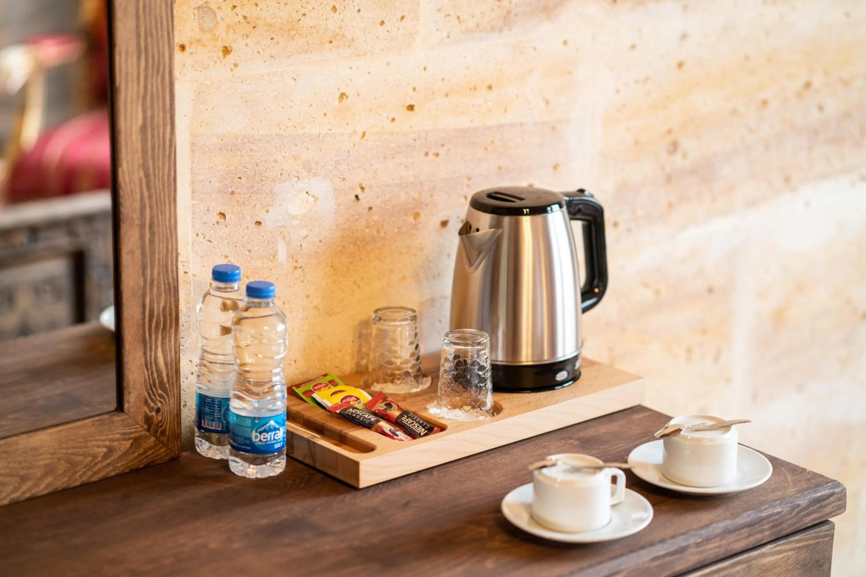 Coffee/tea facilities in Volare Stone Hotel