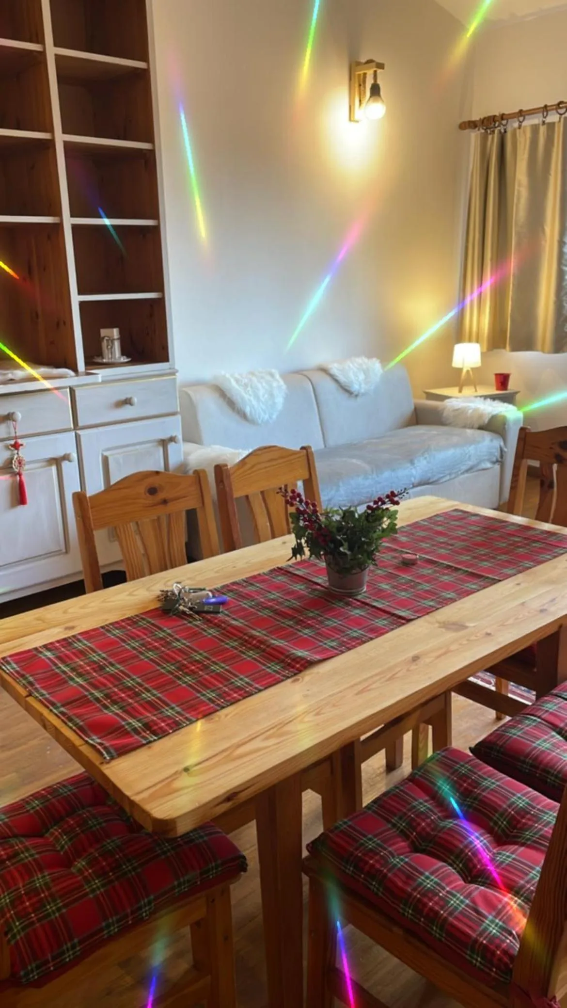 Living room, Bed in Residenza Riva Wellness Apartment Spa