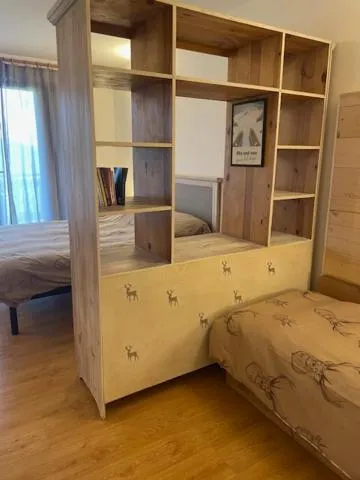 Bed in Residenza Riva Wellness Apartment Spa