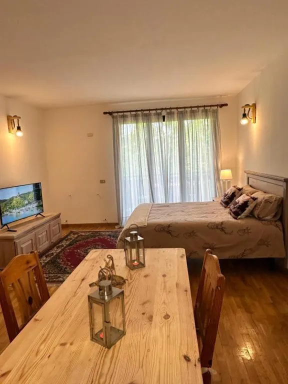 Bed in Residenza Riva Wellness Apartment Spa