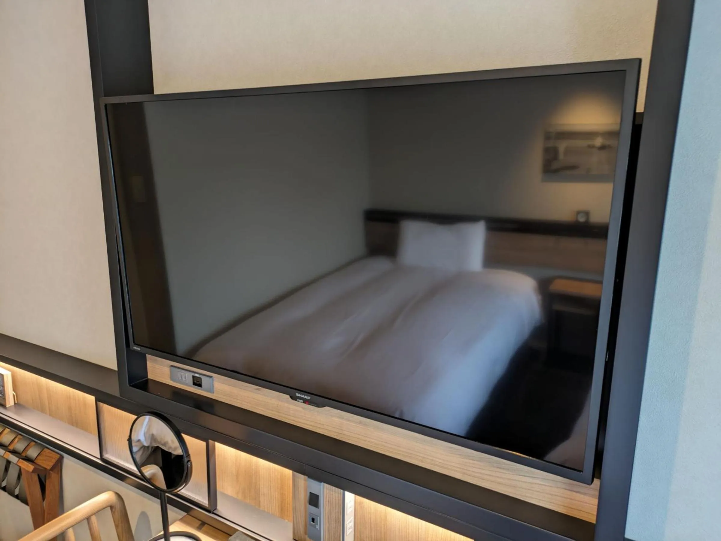 TV and multimedia, Bed in REF Kansai Airport by VESSEL HOTELS