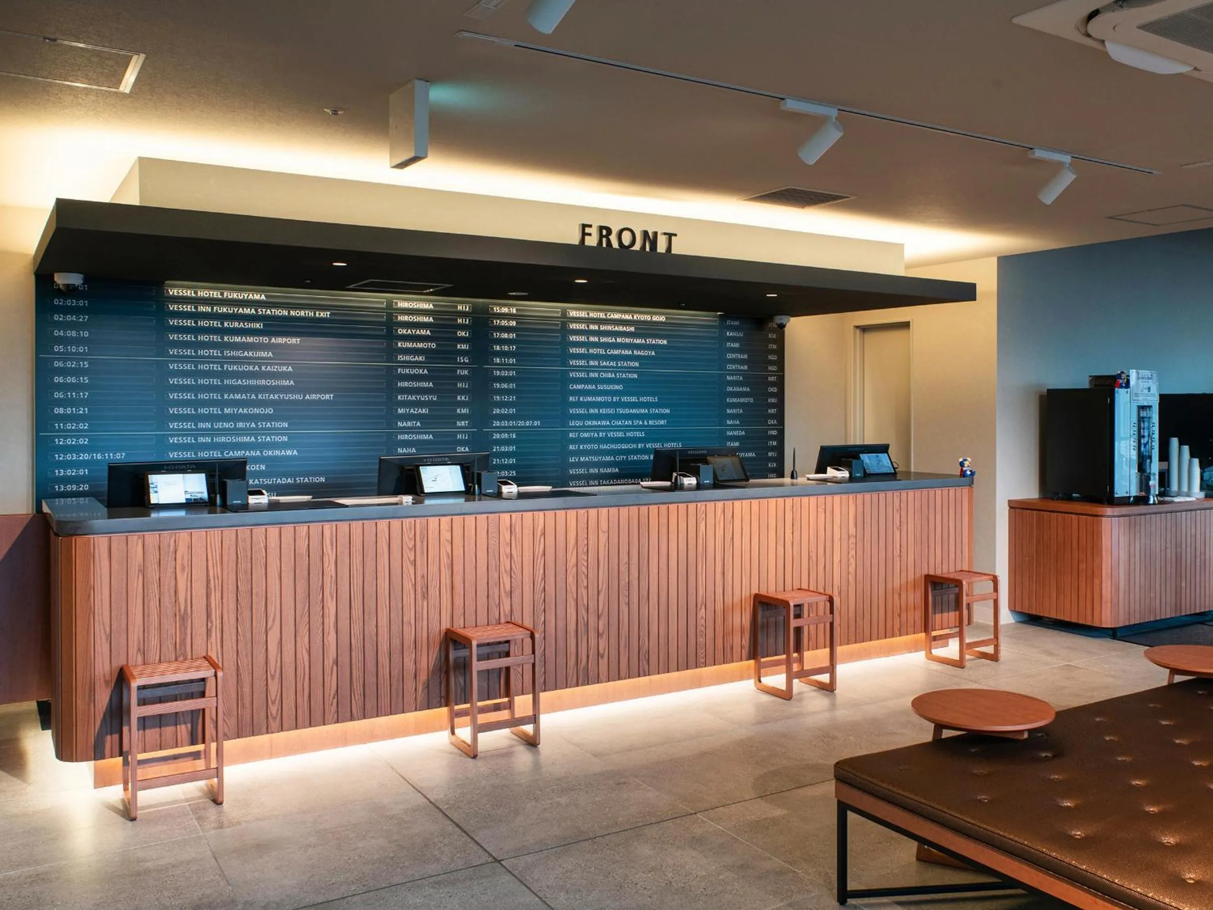 Lobby or reception in REF Kansai Airport by VESSEL HOTELS