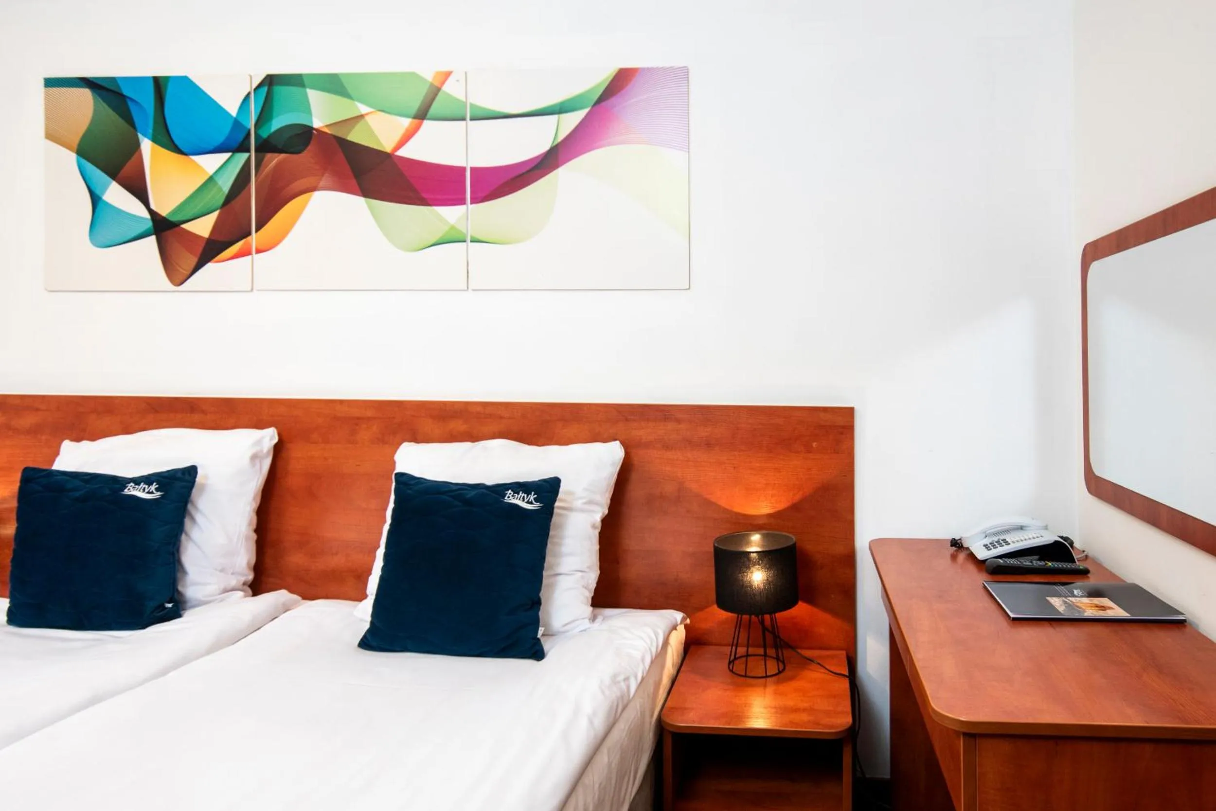 Bed in Sanatorium Uzdrowiskowe Bałtyk