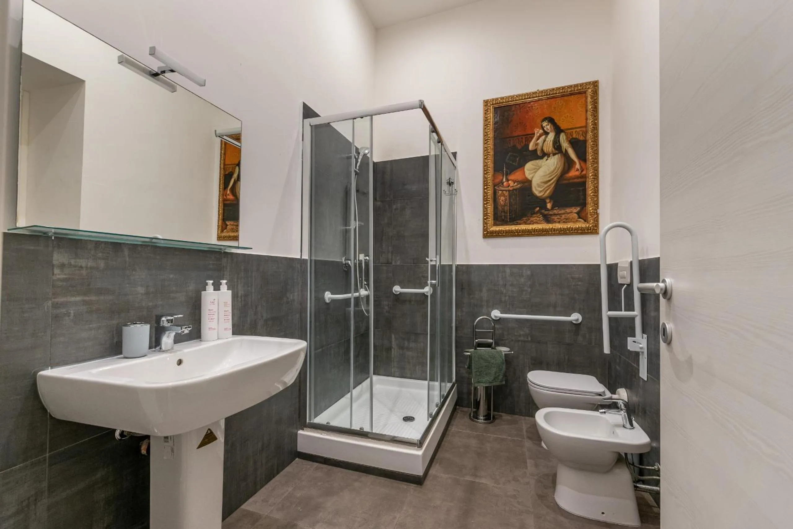 Bathroom in Apartments La Cala by Wonderful Italy