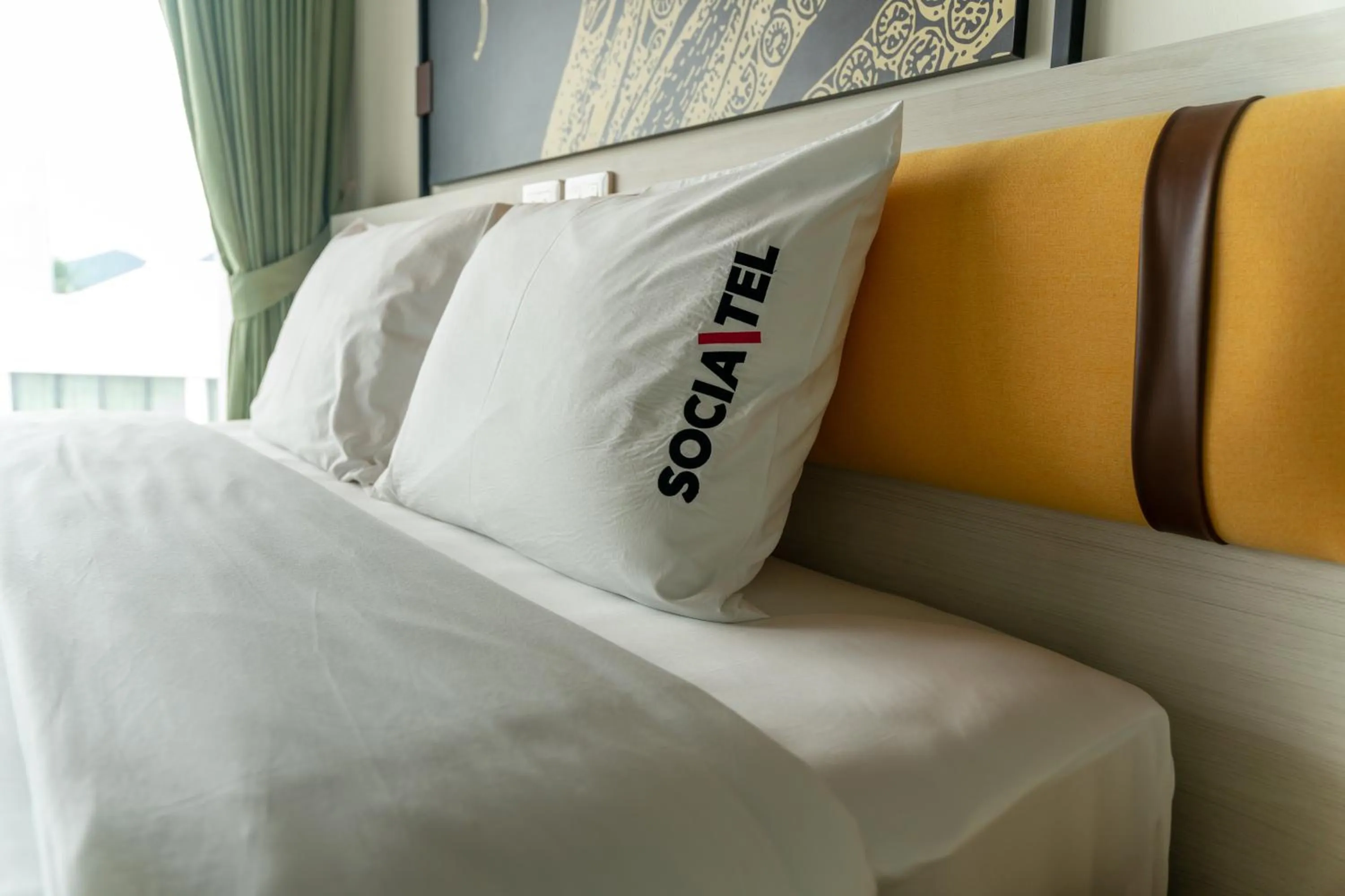 Bed in SocialTel Koh Samui