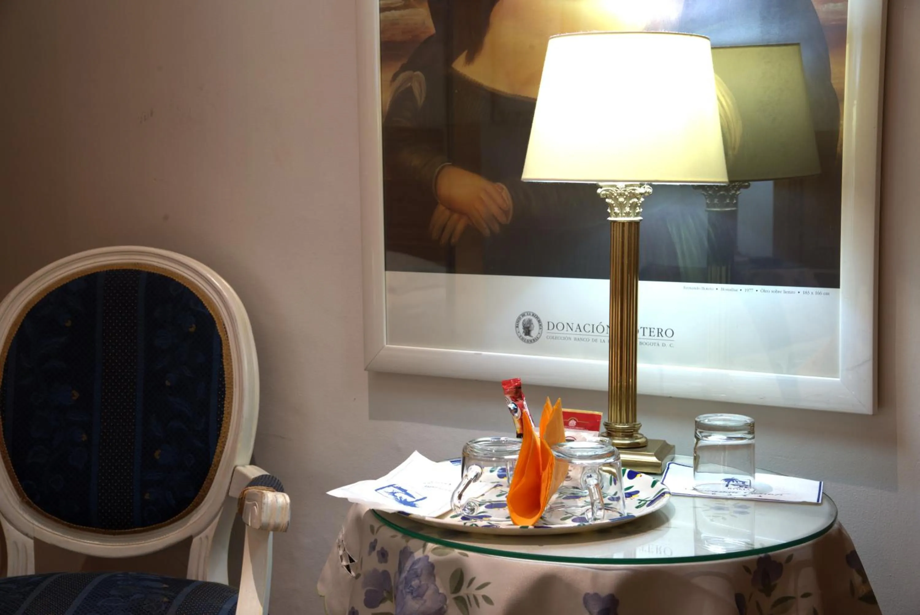 Decorative detail in Hotel Locanda Cairoli