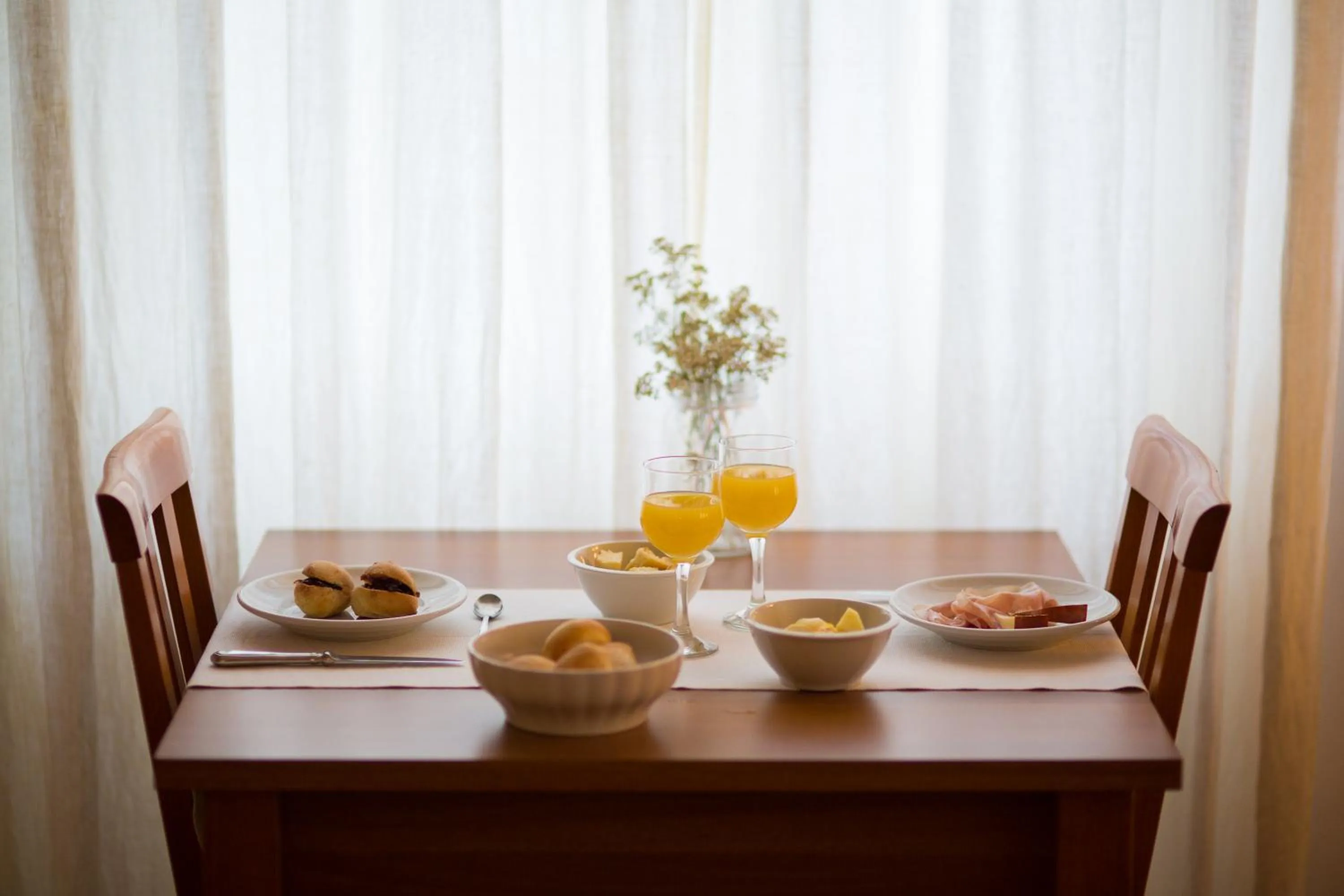 Continental breakfast in Hotel Villa Gloria