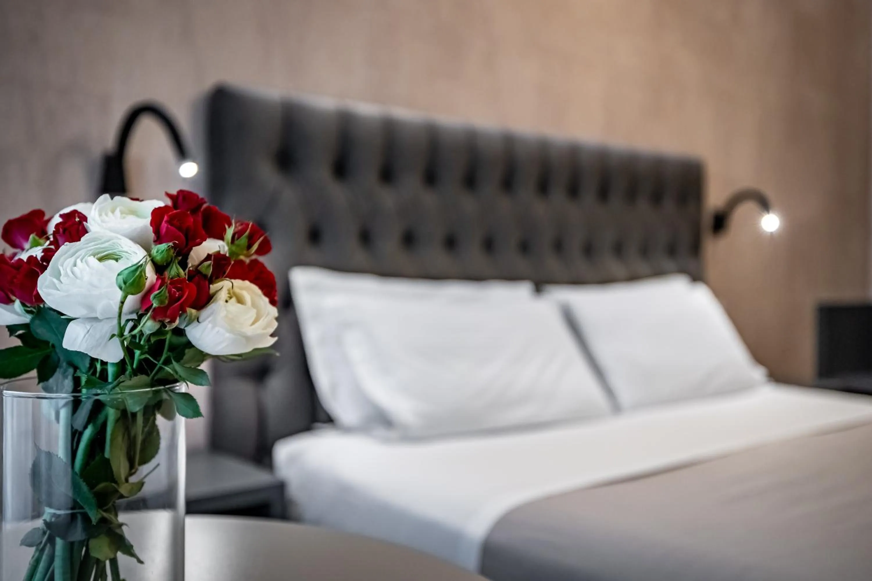 Decorative detail, Bed in Florence Old Bridge B&B