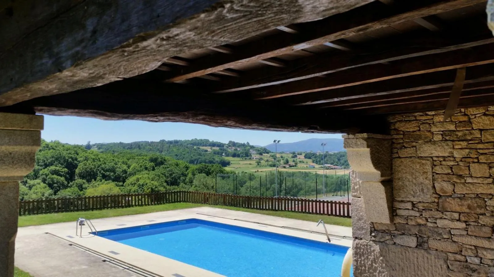 Swimming pool in Pazo de Bendoiro