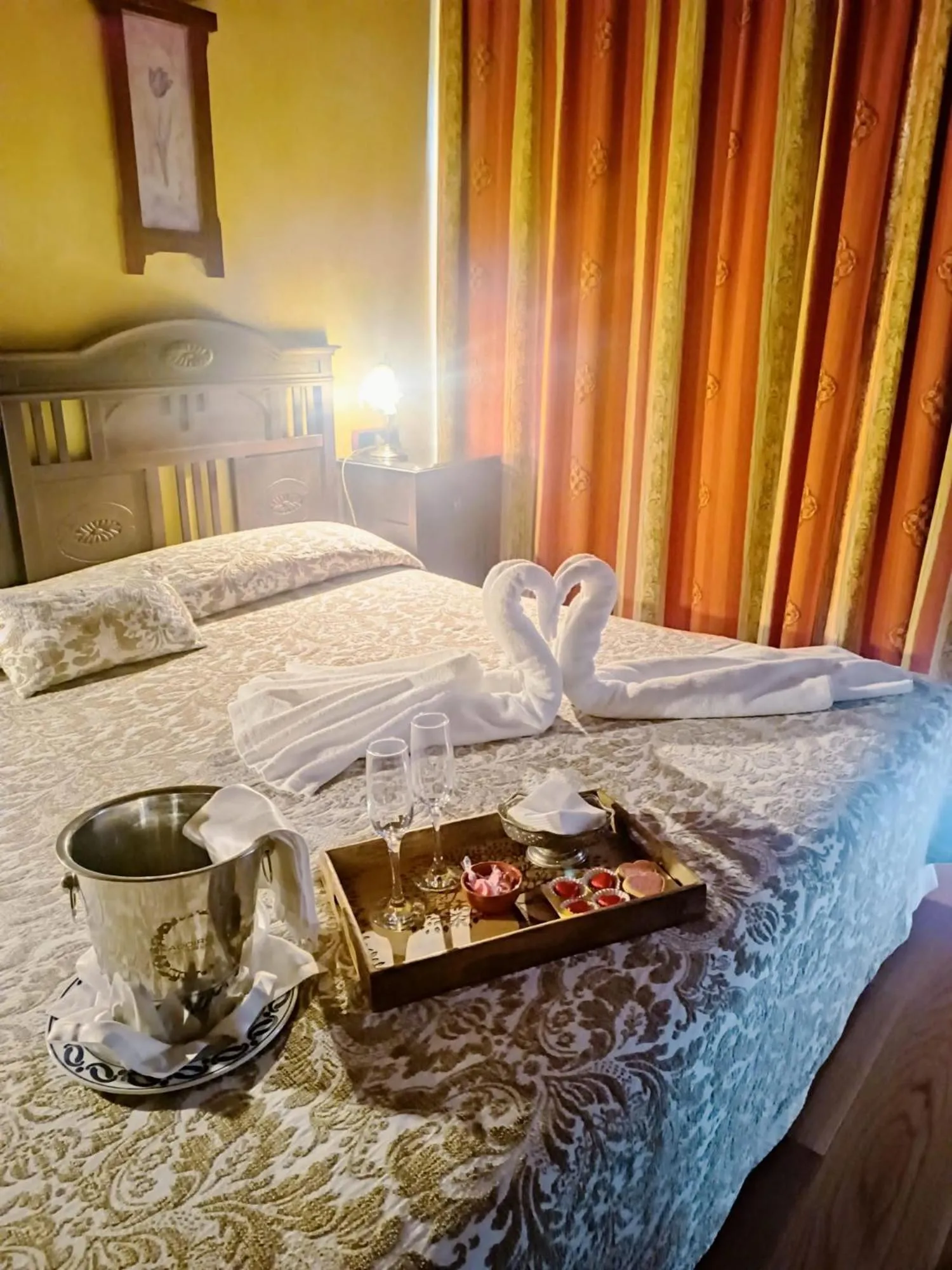 Decorative detail, Bed in Pazo de Bendoiro